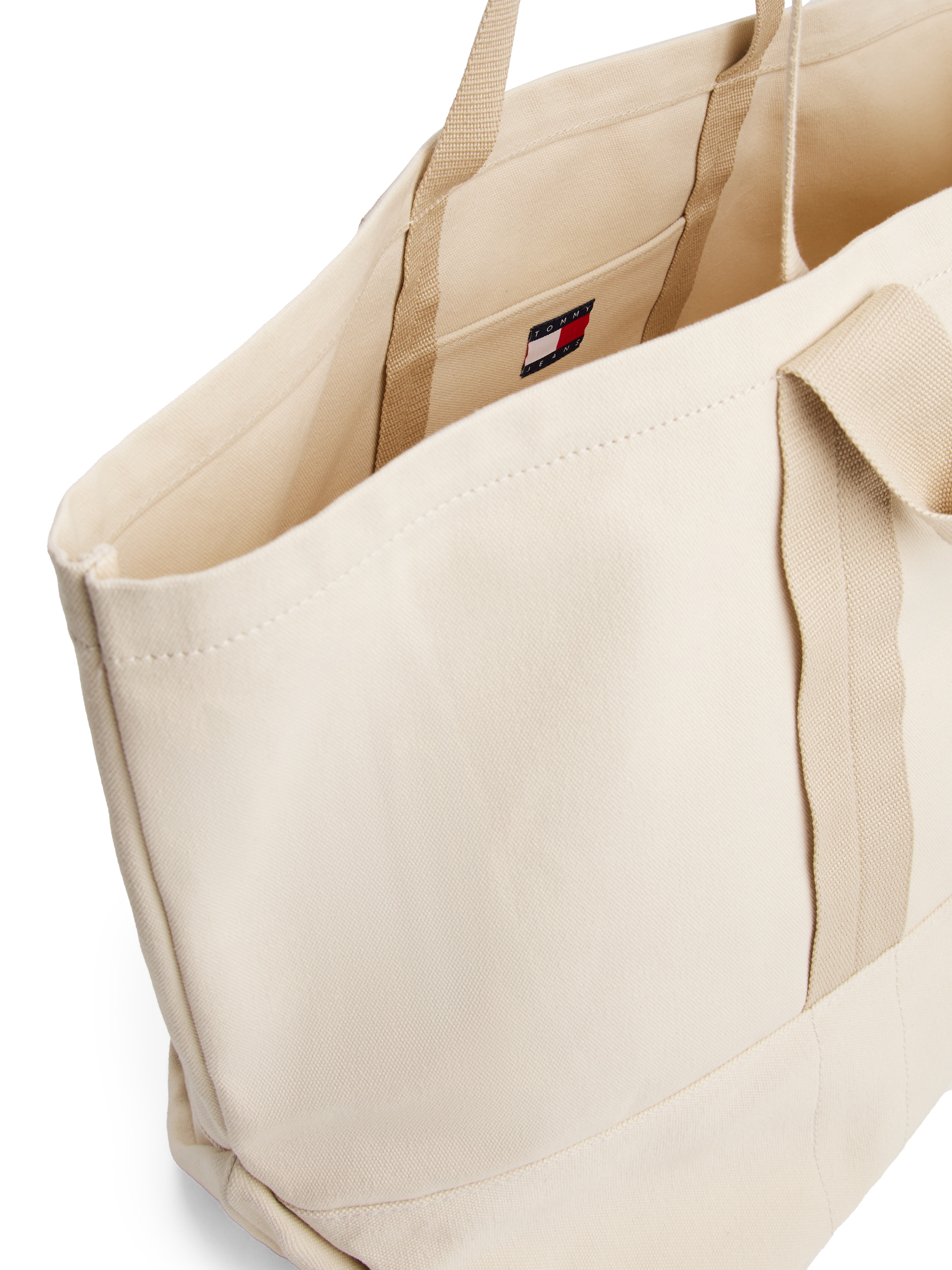 Tommy Jeans Tragetasche »TJW TOTE EDITION CANVAS« , Damen Henkeltasche, Shopper, Schultertasche mit Logo-Schriftzug