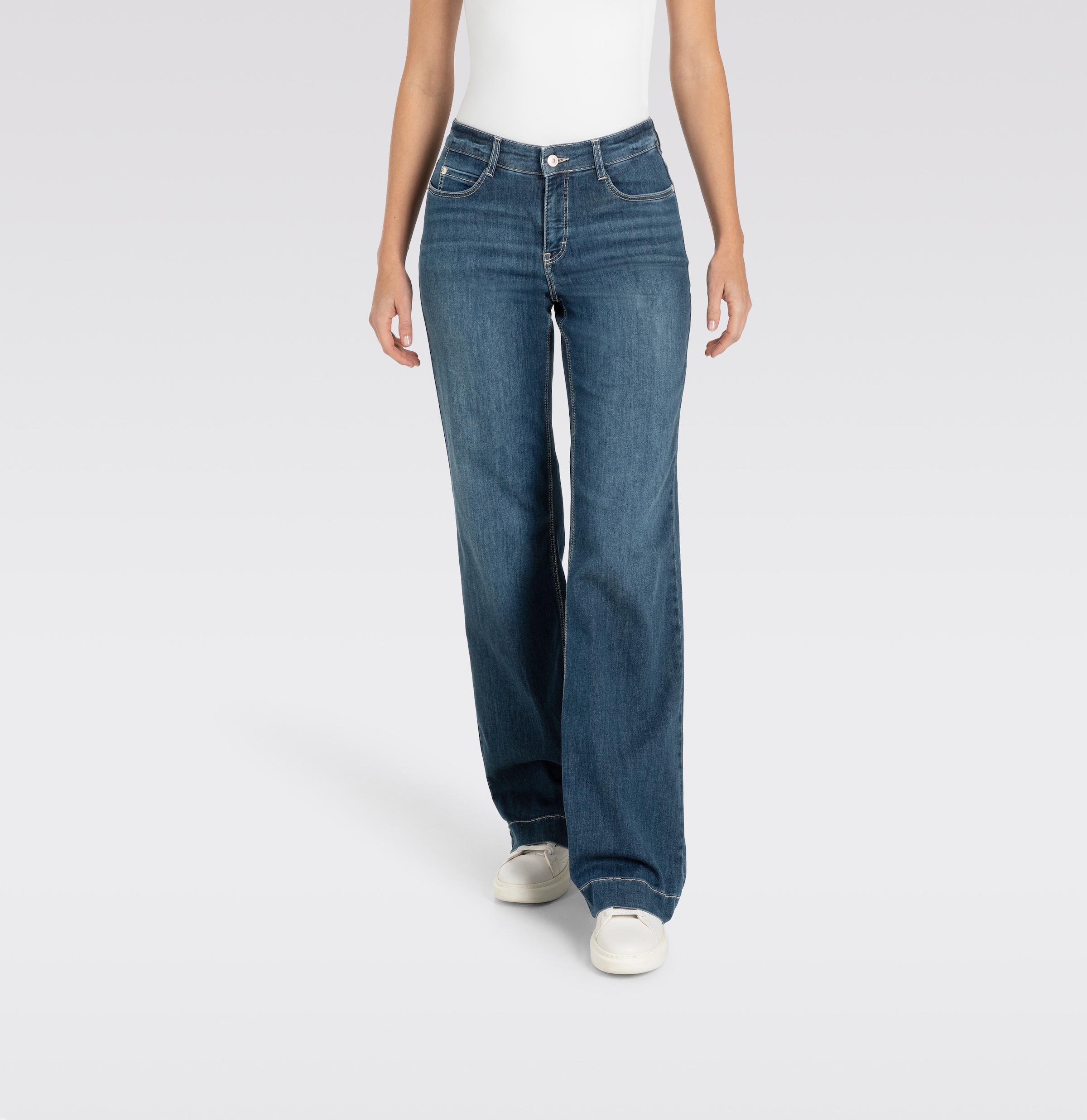 MAC Weite Jeans »DREAM WIDE«, mit weitem Bein-Stretch