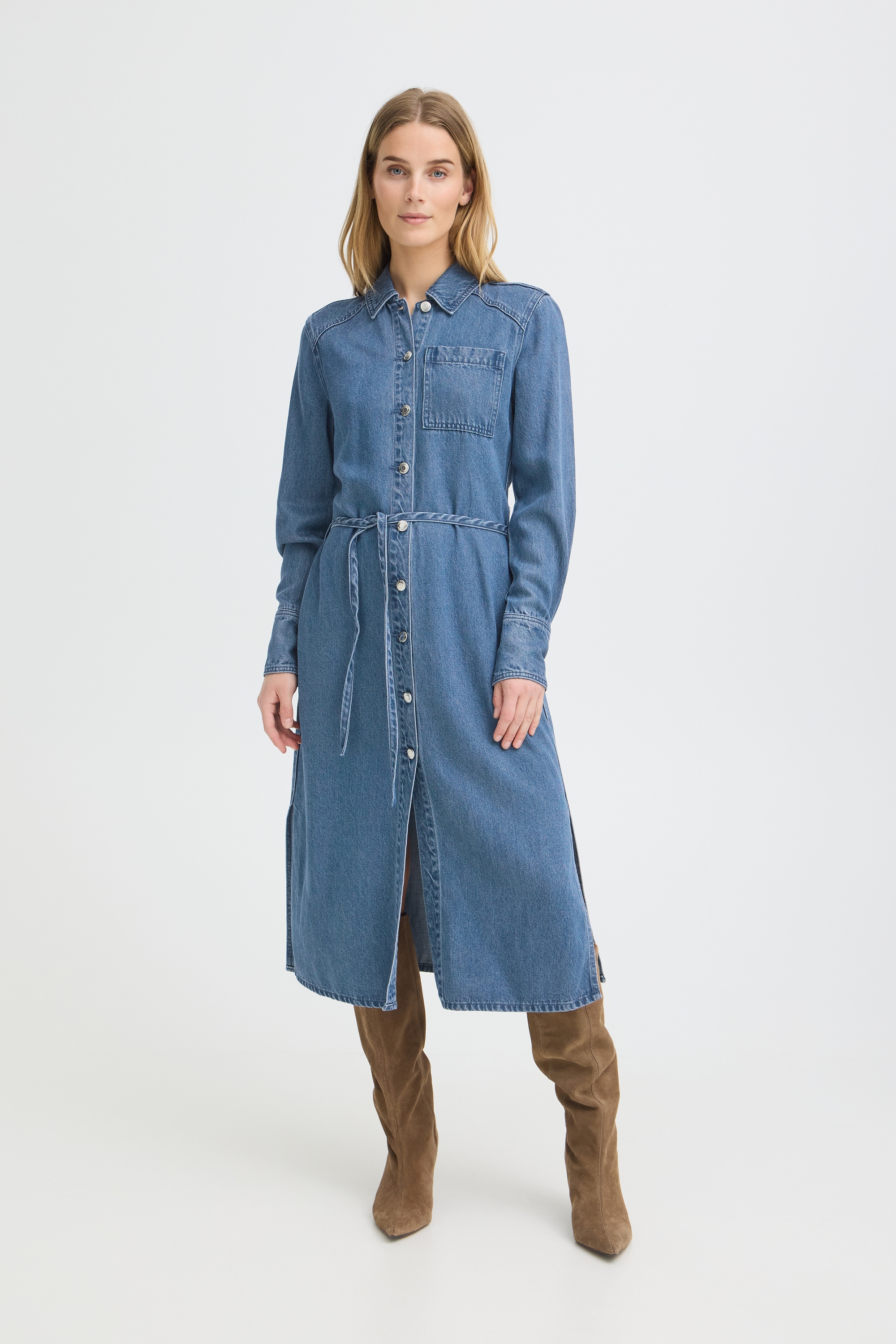 Pulz Jeans Jeanskleid »Damen Denimkleid PZDORI«
