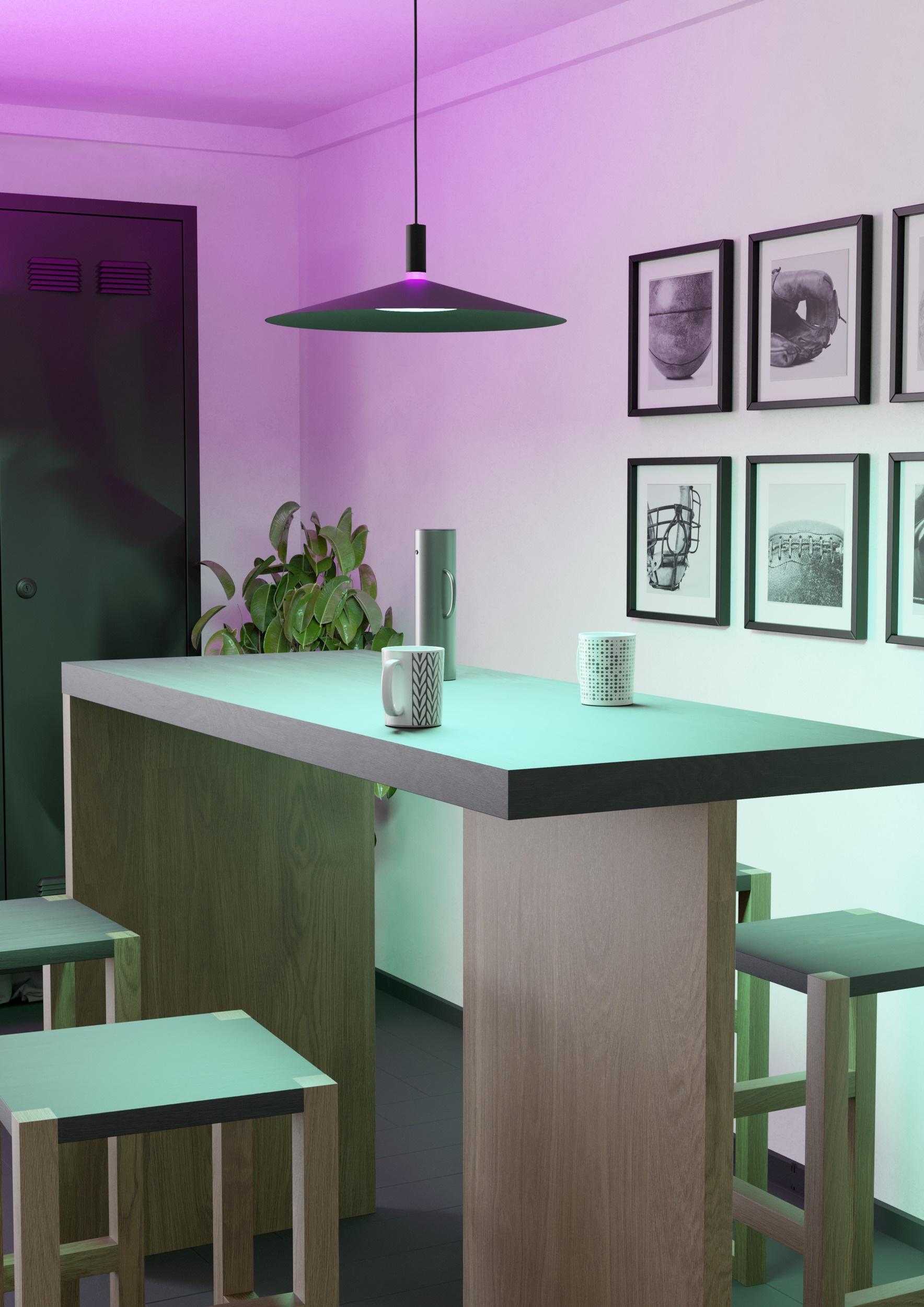 EGLO Hängeleuchte »CONOMAVILLA-Z Pendellampe - Stahl - LED - 15,5W - IP20« LED-Modul 1 Stk. Kaltweiß | Neutralweiß | RGB | Warmweiß Hängelampe, Deckenlampe, Wohnzimmer, Esszimmer, H120 x Ø45 cm