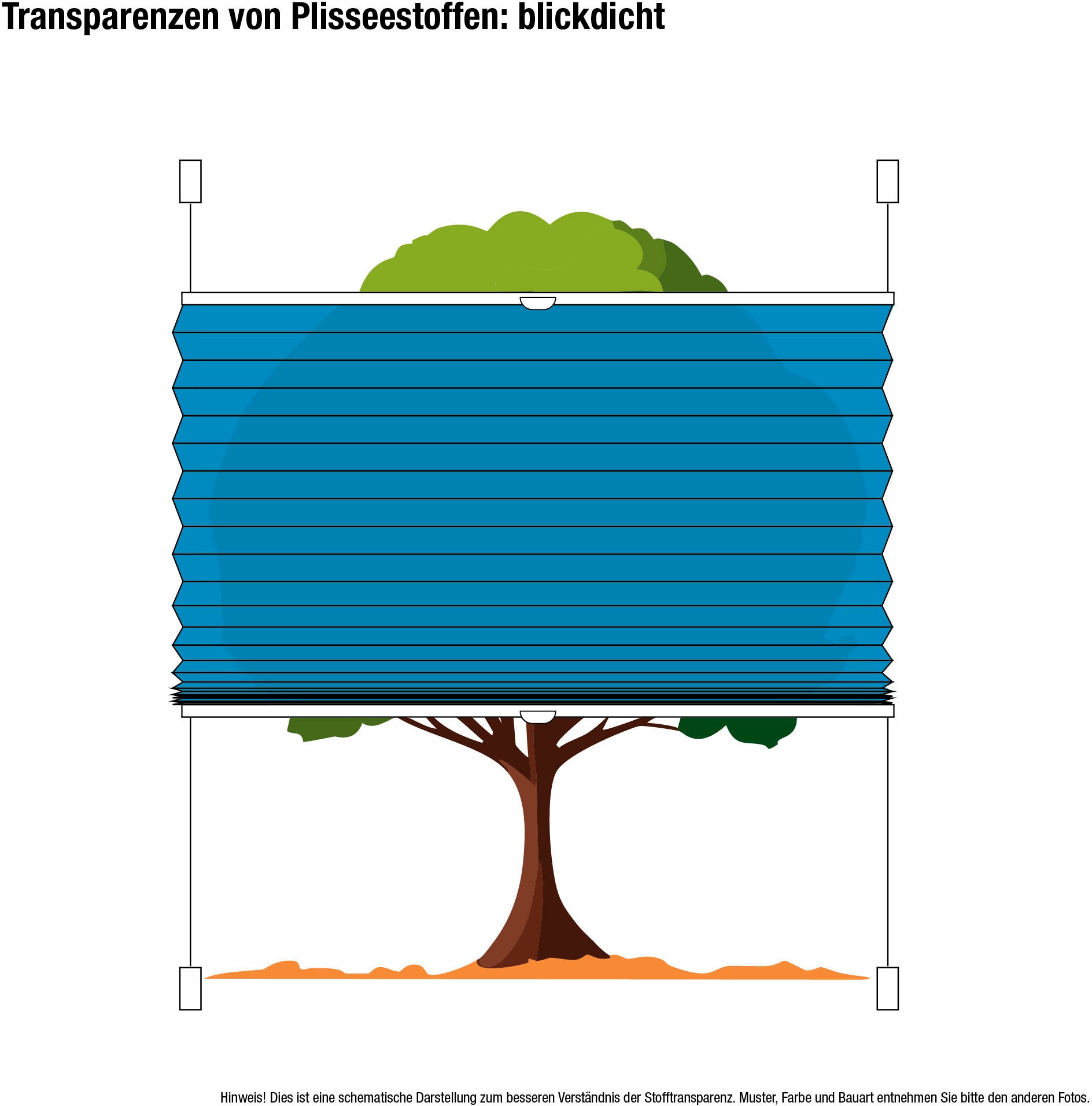 GARESA Plissee »Ranke«, Lichtschutz, ohne Bohren, verspannt, einfache Montage, bedruckt, blickdicht