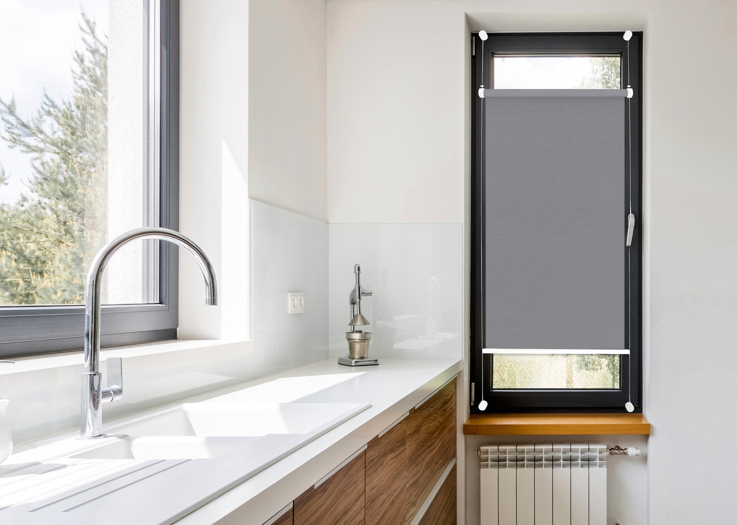 mydeco Springrollo »Flex« Lichtschutz ohne Bohren verspannt