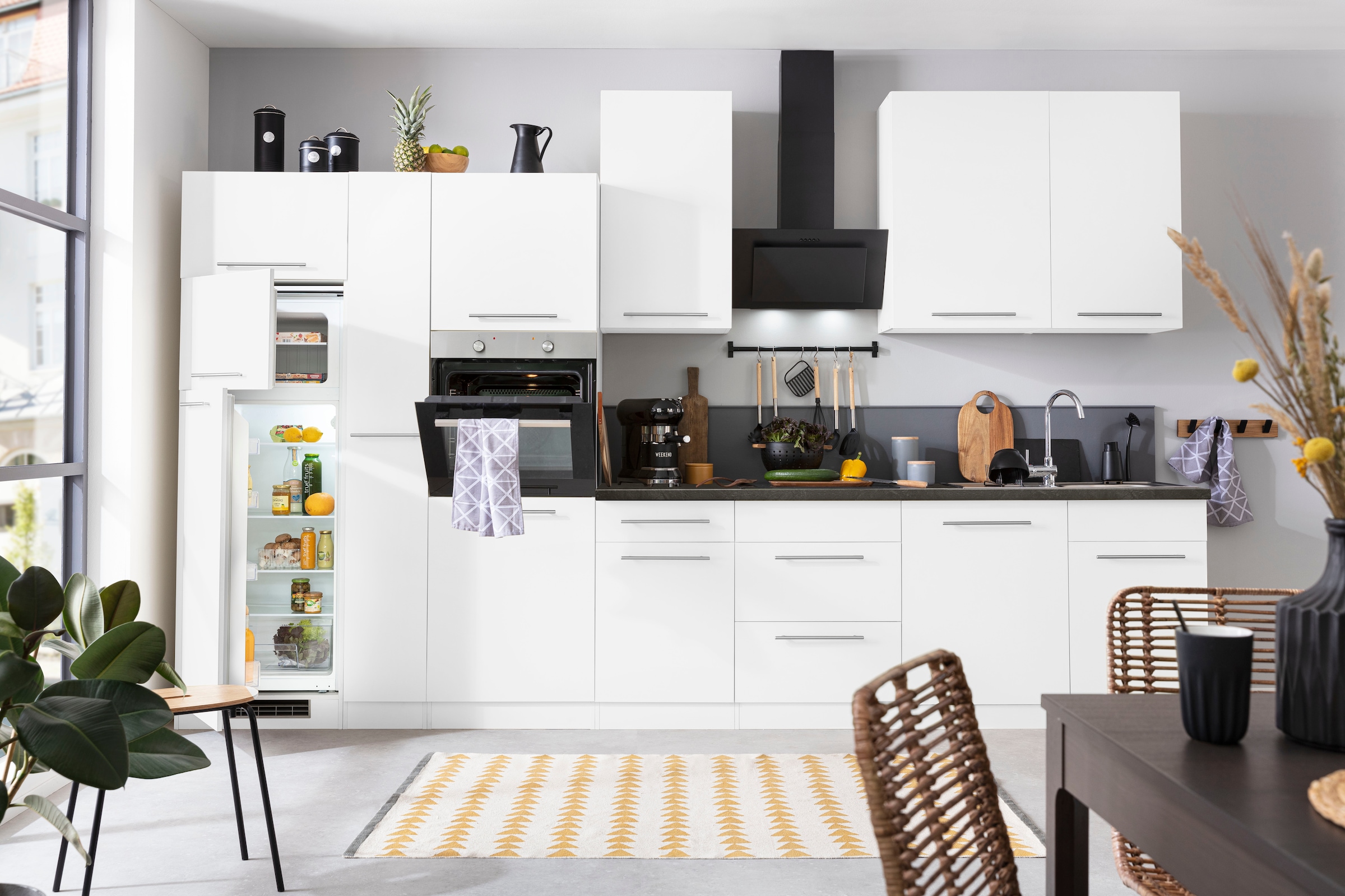 wiho Küchen Küchenzeile »Unna«, bestellen mit bei E-Geräten, cm online OTTO Breite 370