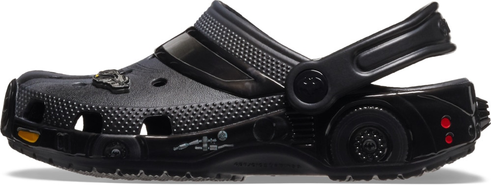 Crocs Badesandale »Batman Batmobile Classic Clog K«  Hausschuh mit Fledermausflügel-Detail am Fersenriemen