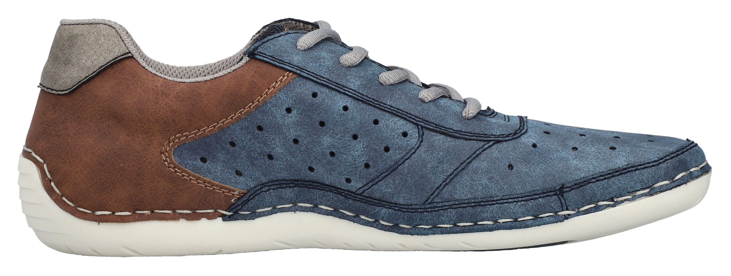 Rieker Sneaker, Schnürschuh, Halbschuh, Freizeitschuh mit MemoSoft-Innensohle