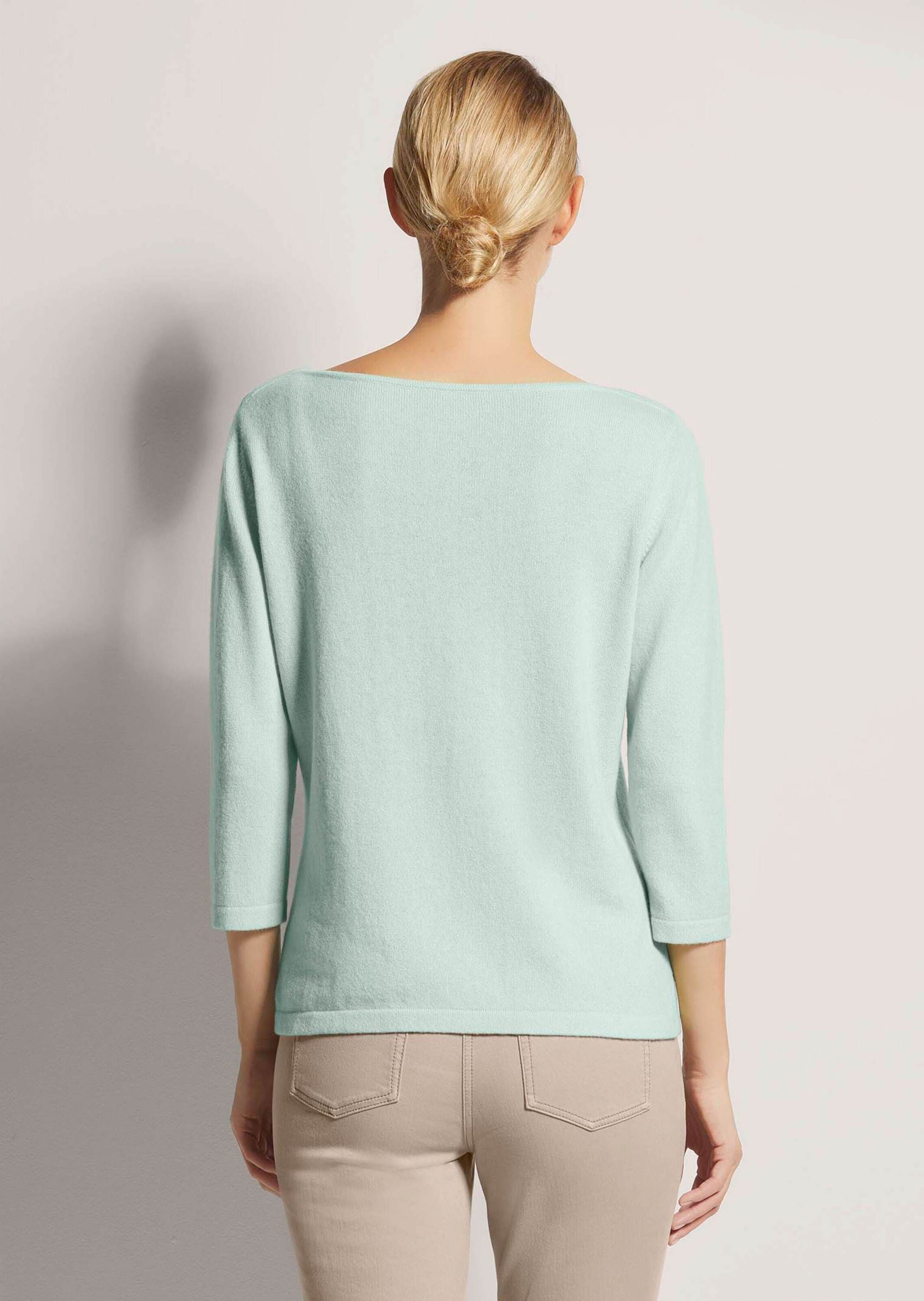 MADELEINE Longpullover »Pullover Kaschmirpullover mit U-Boot-Ausschnitt«