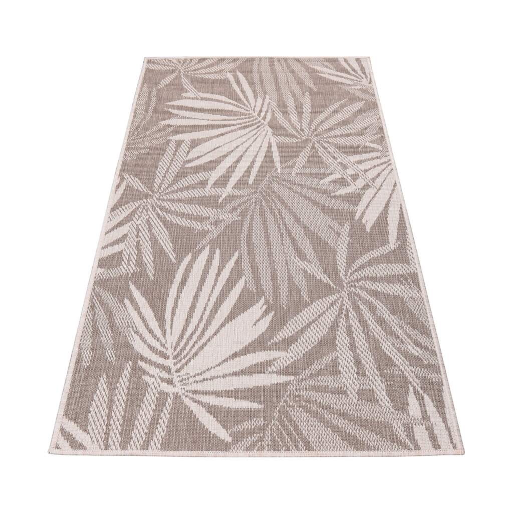 Carpet City Outdoorteppich »DUO RUG 5771«, rechteckig, 5 mm Höhe, Wendeteppich Wetterfest In- & Outdoor, Balkon, Terrasse, Wohnzimmer