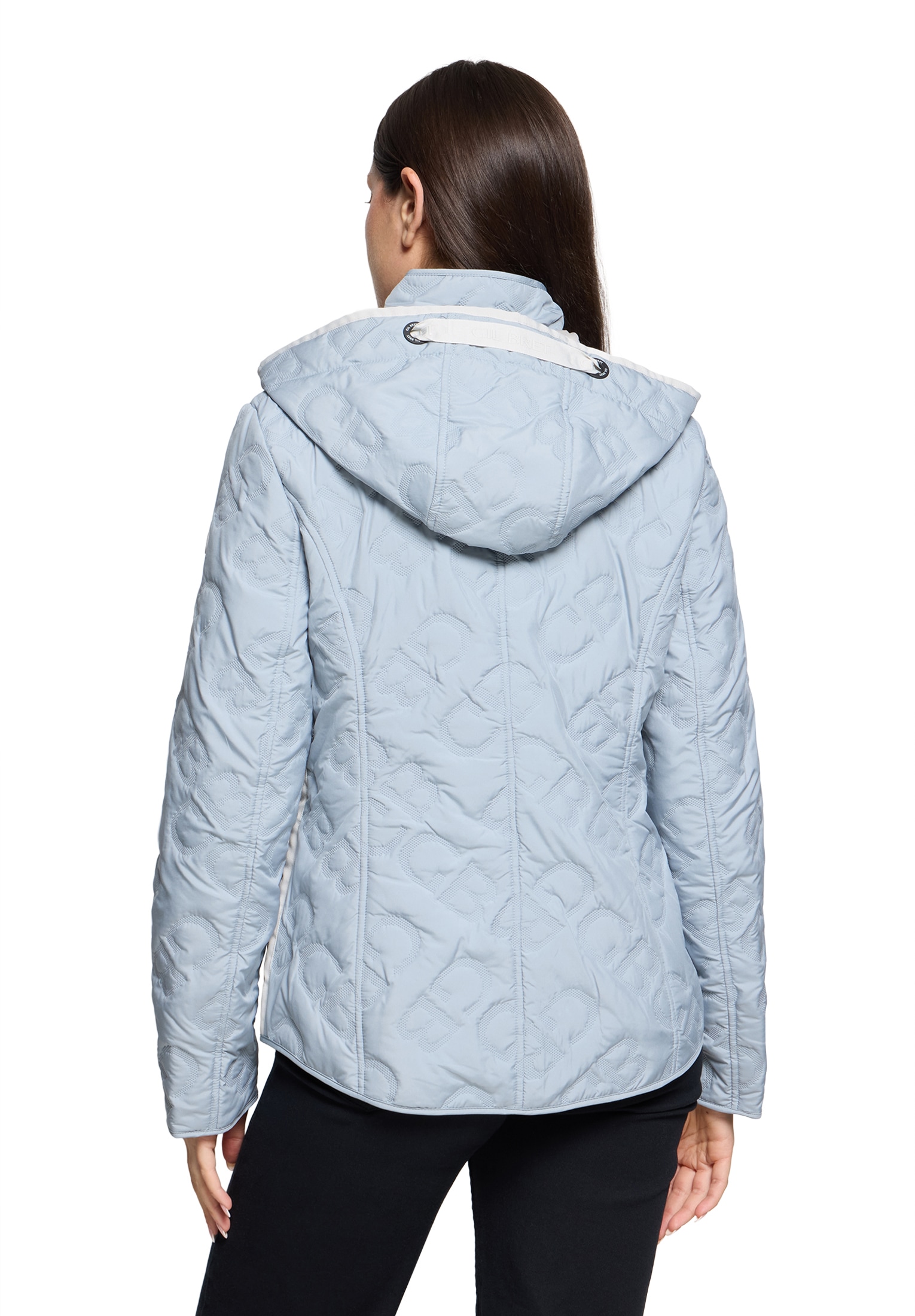 Gil Bret Outdoorjacke mit Kapuze mit Strukturmuster