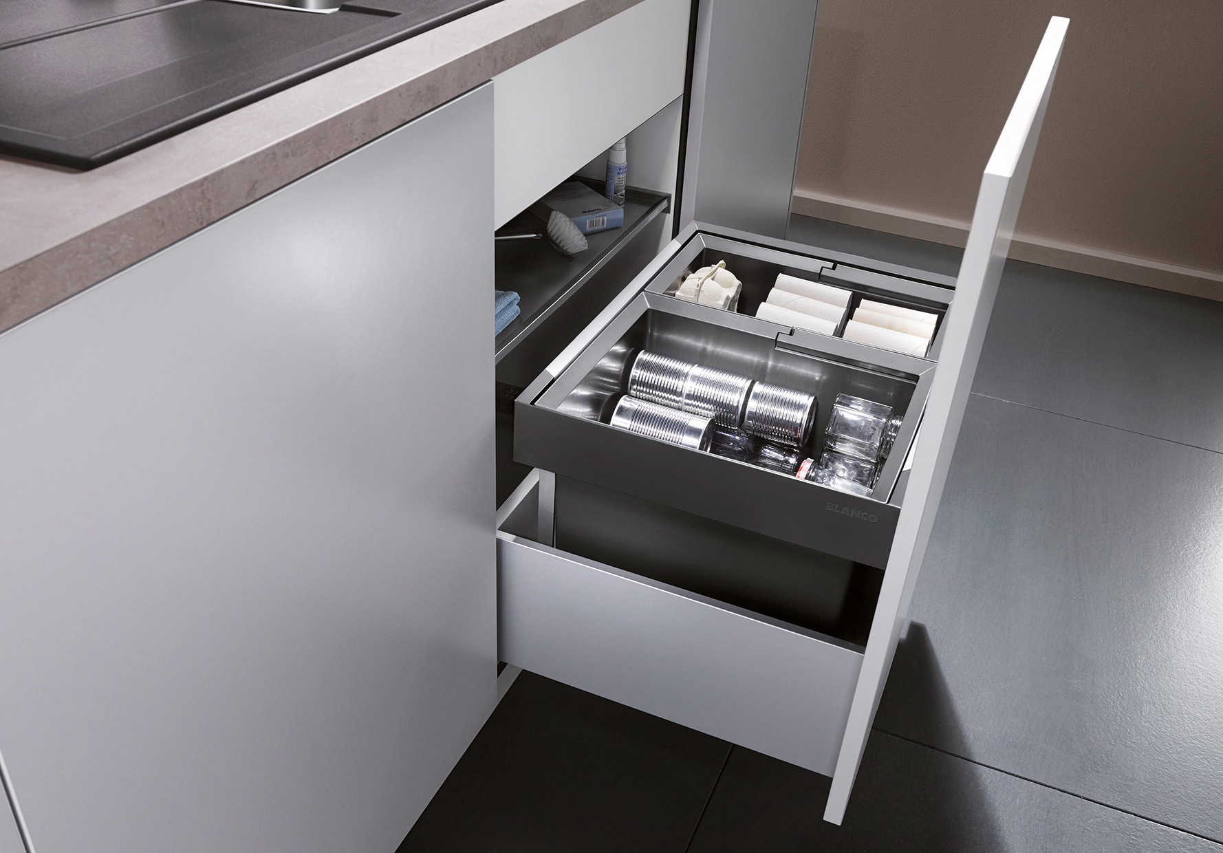 Blanco Mülltrennsystem »Flexon II 30/1« 1 Behälter Kunststoff, Stahlblech, 300 mm Untermass