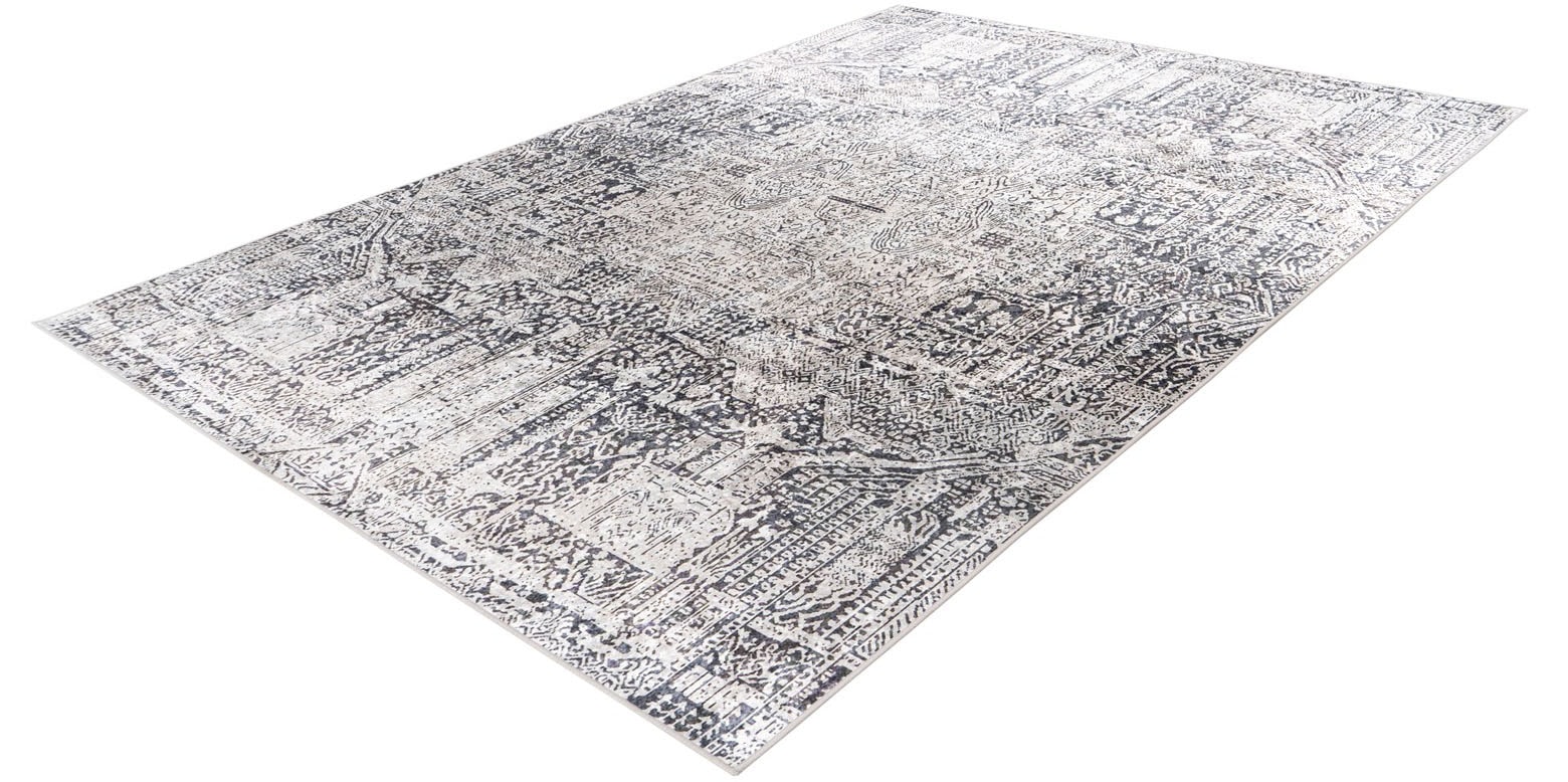 Padiro Teppich »Rhodin 925«, rechteckig, 6 mm Höhe, Vintage-Design, Flachflorteppich, pflegeleicht