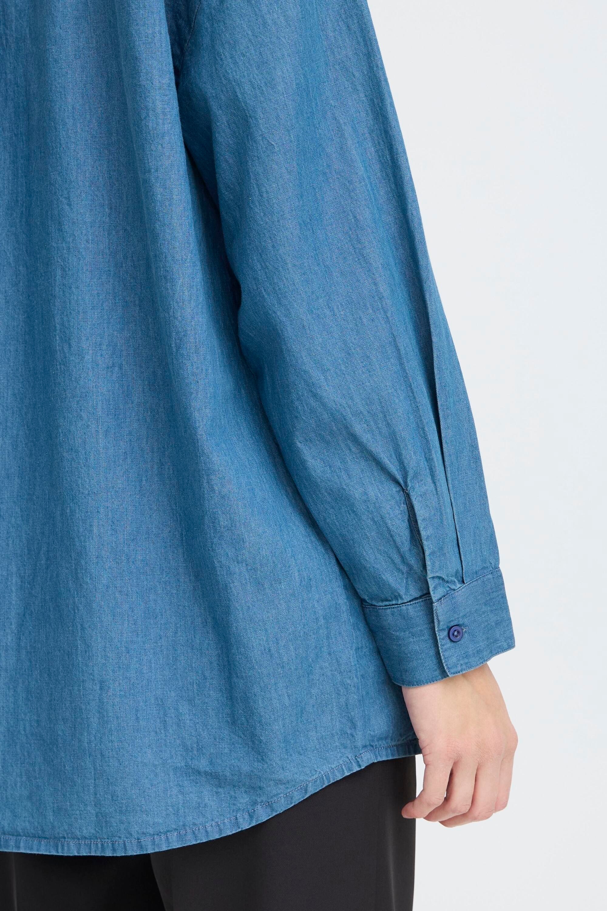 Ichi Hemdbluse »Langarm-Hemd IHBALLO«