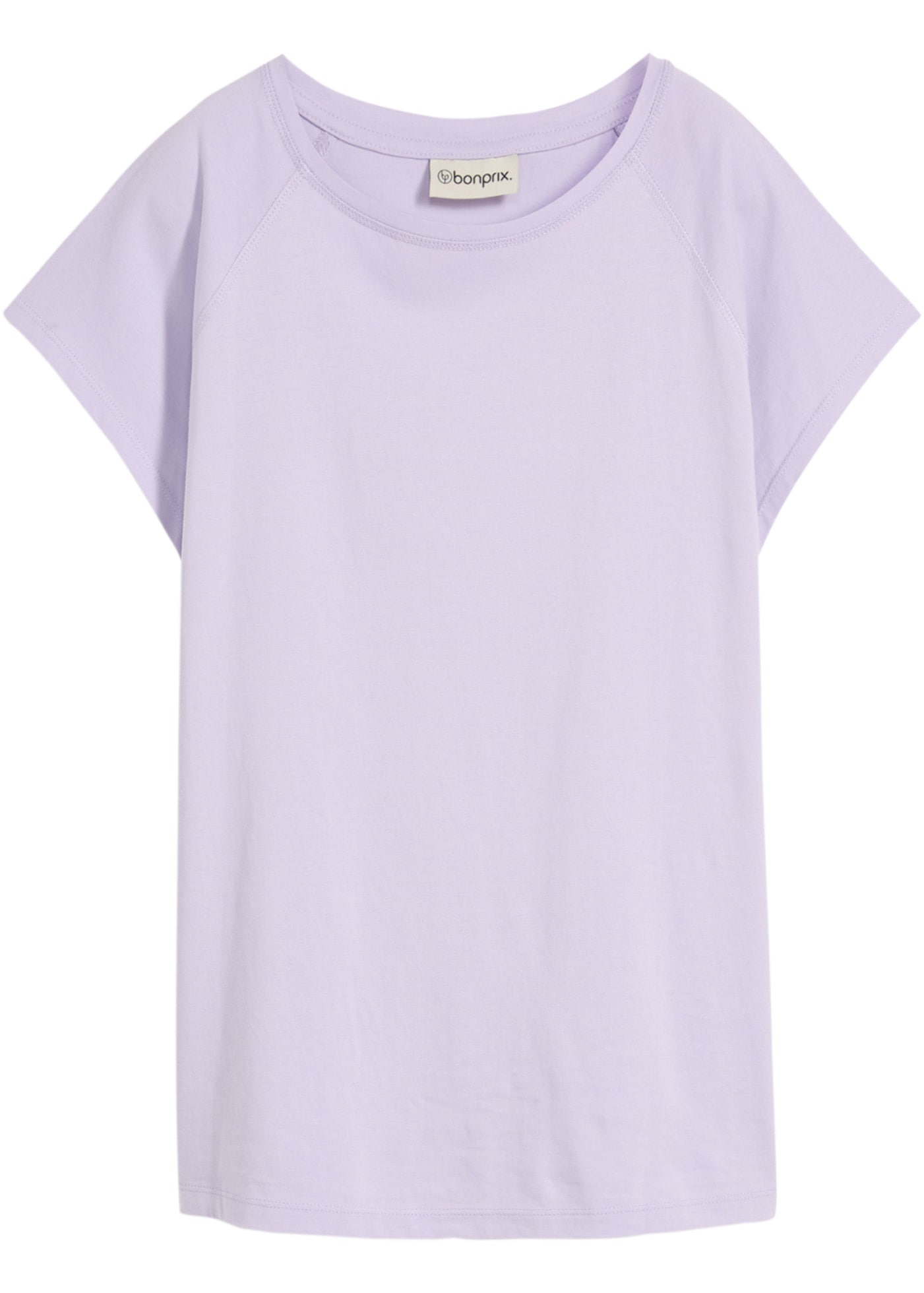 bonprix T-Shirt bequeme Passform, Raglan-Kurzarm, aus Baumwolle