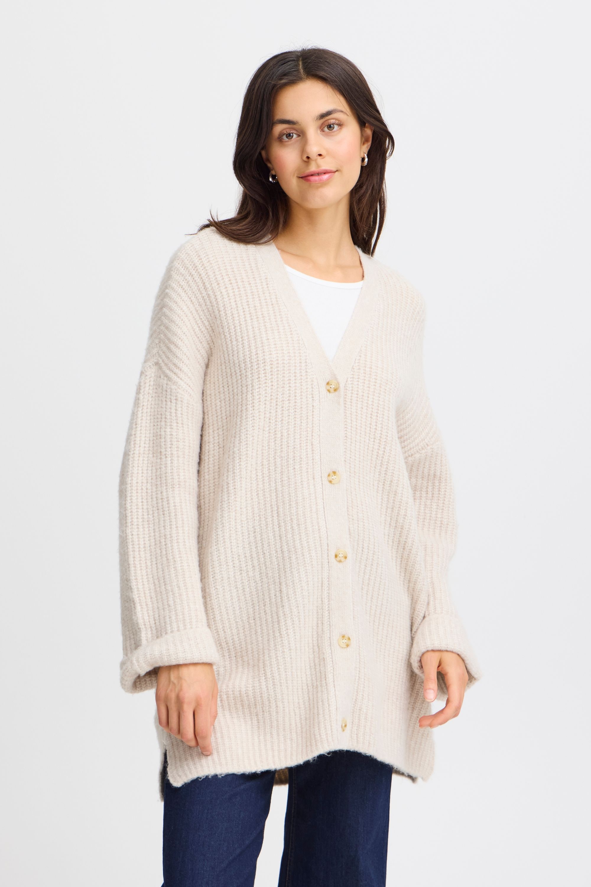 fransa Strickjacke »Strickjacke FRBEVERLY CAR 3«
