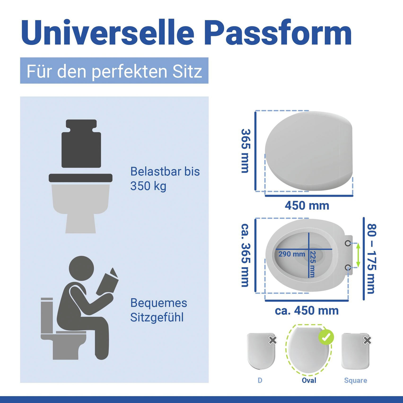 WENKO WC-Sitz »Yak« mit Softclose, aus Thermoplast