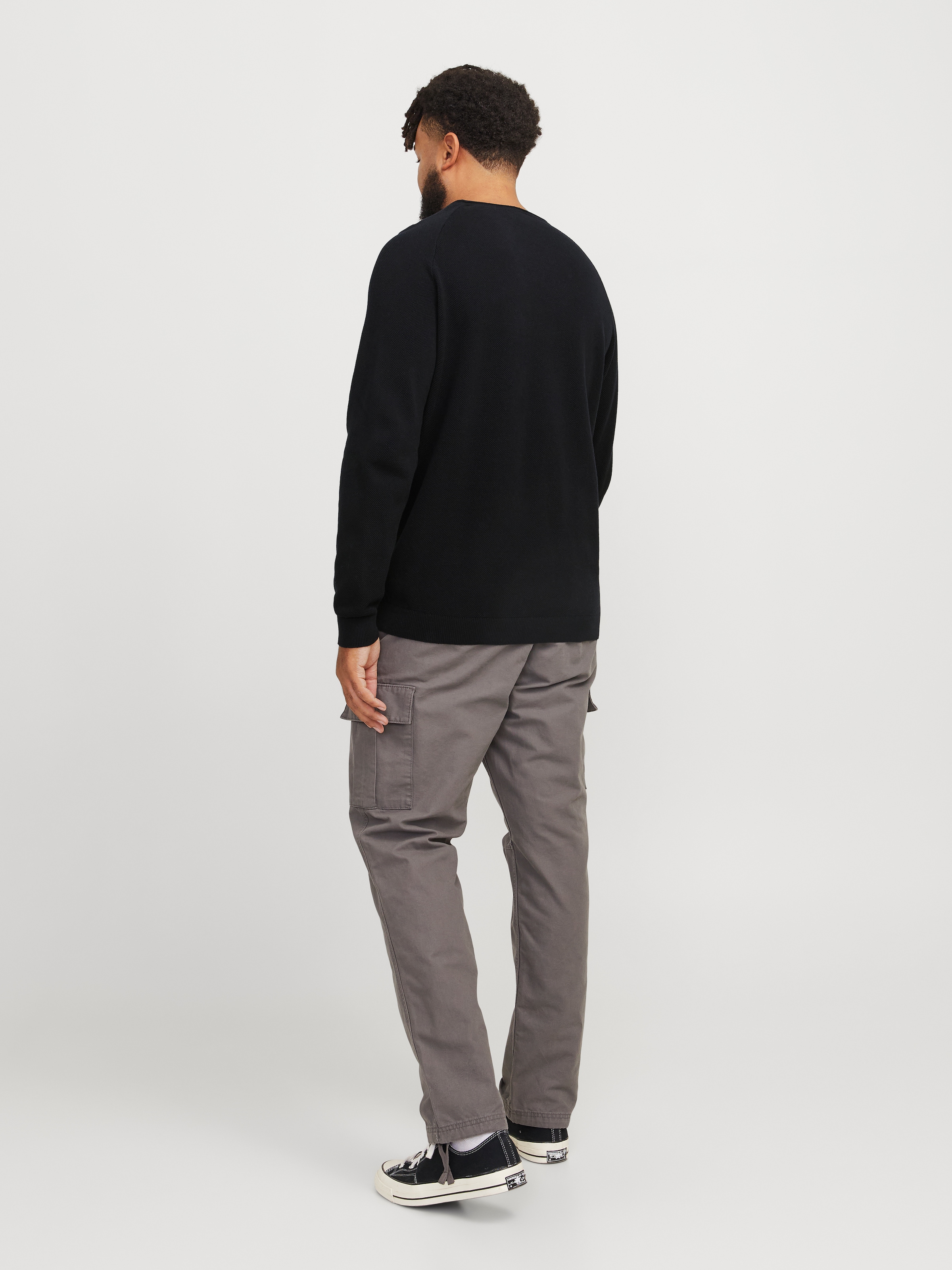 Jack & Jones PlusSize Rundhalspullover »JJEHILL KNIT CREW NECK NOOS PLS«, mit Rundhalsausschnitt