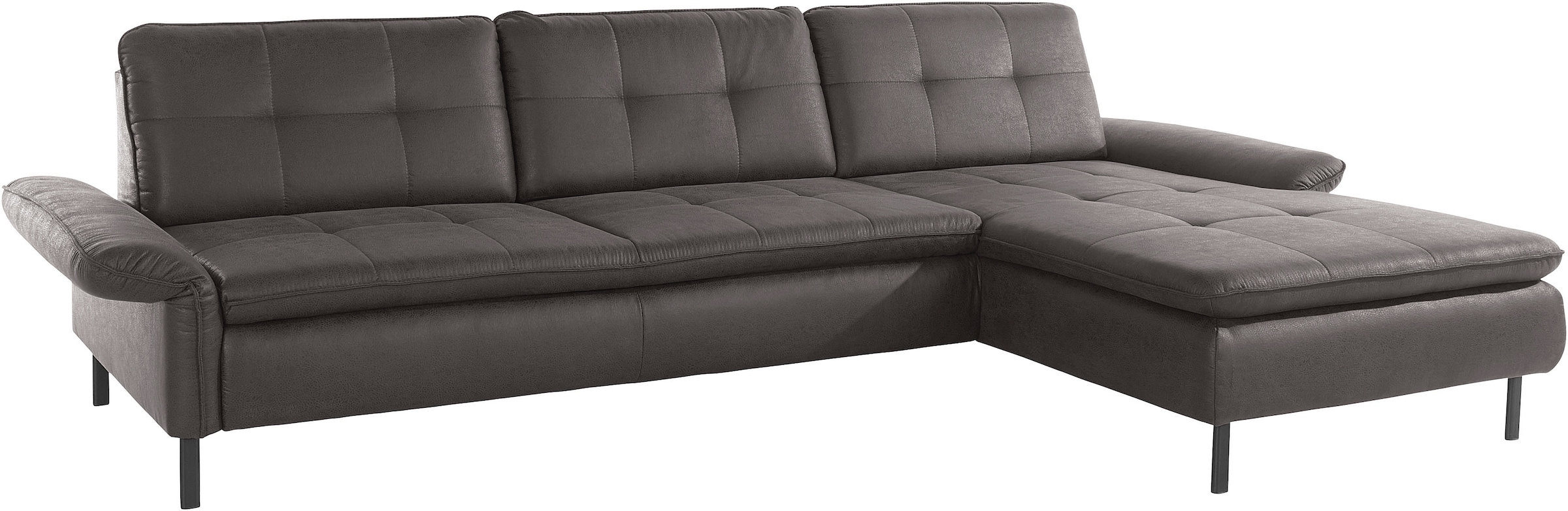 INOSIGN Ecksofa »Birkholm L-Form«, Armlehnverstellung, auch in Easy Clean Bezug - mit Wasser zu reinigen