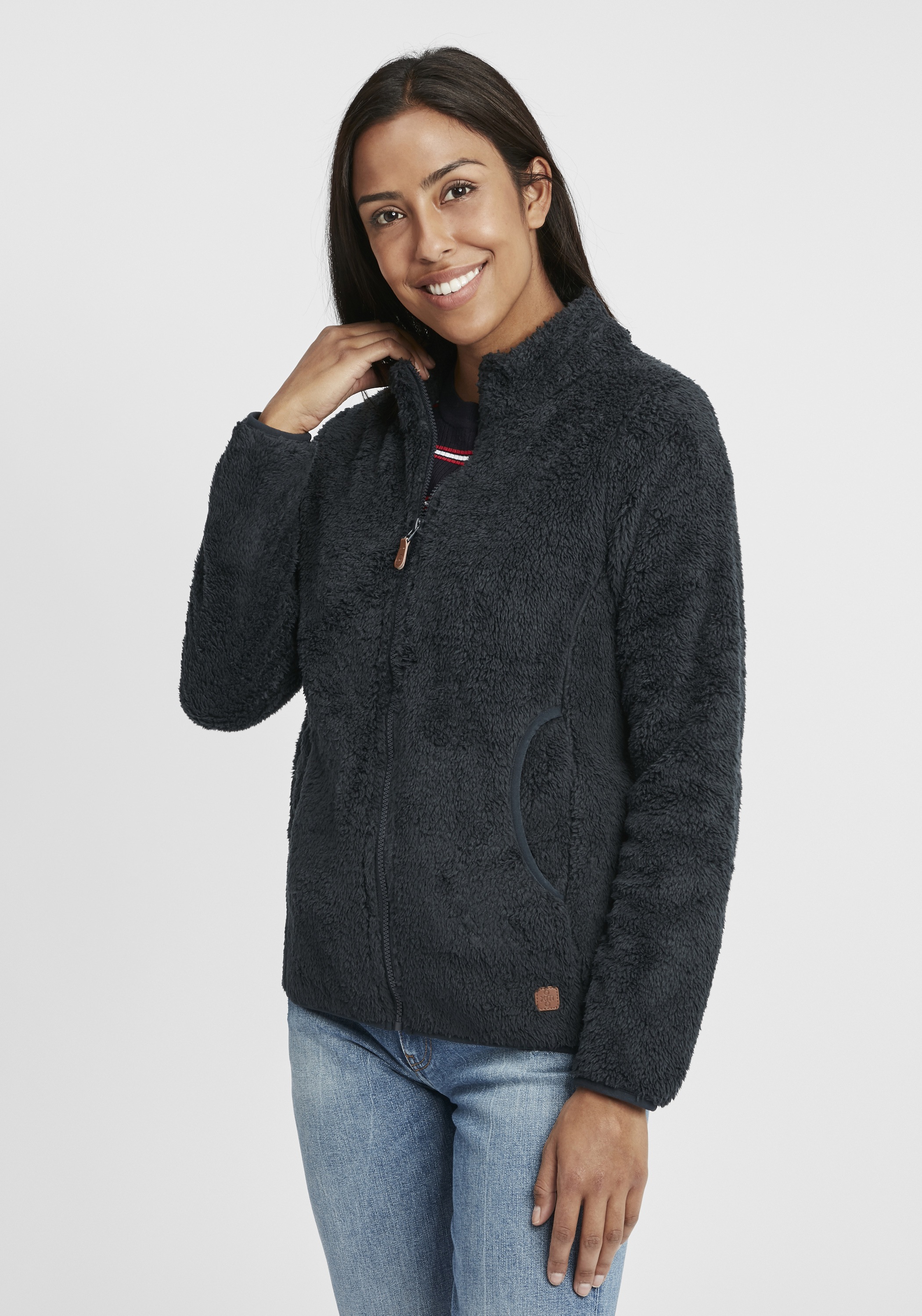 OXMO Kapuzenfleecejacke »Sweatjacke OXTelsa«