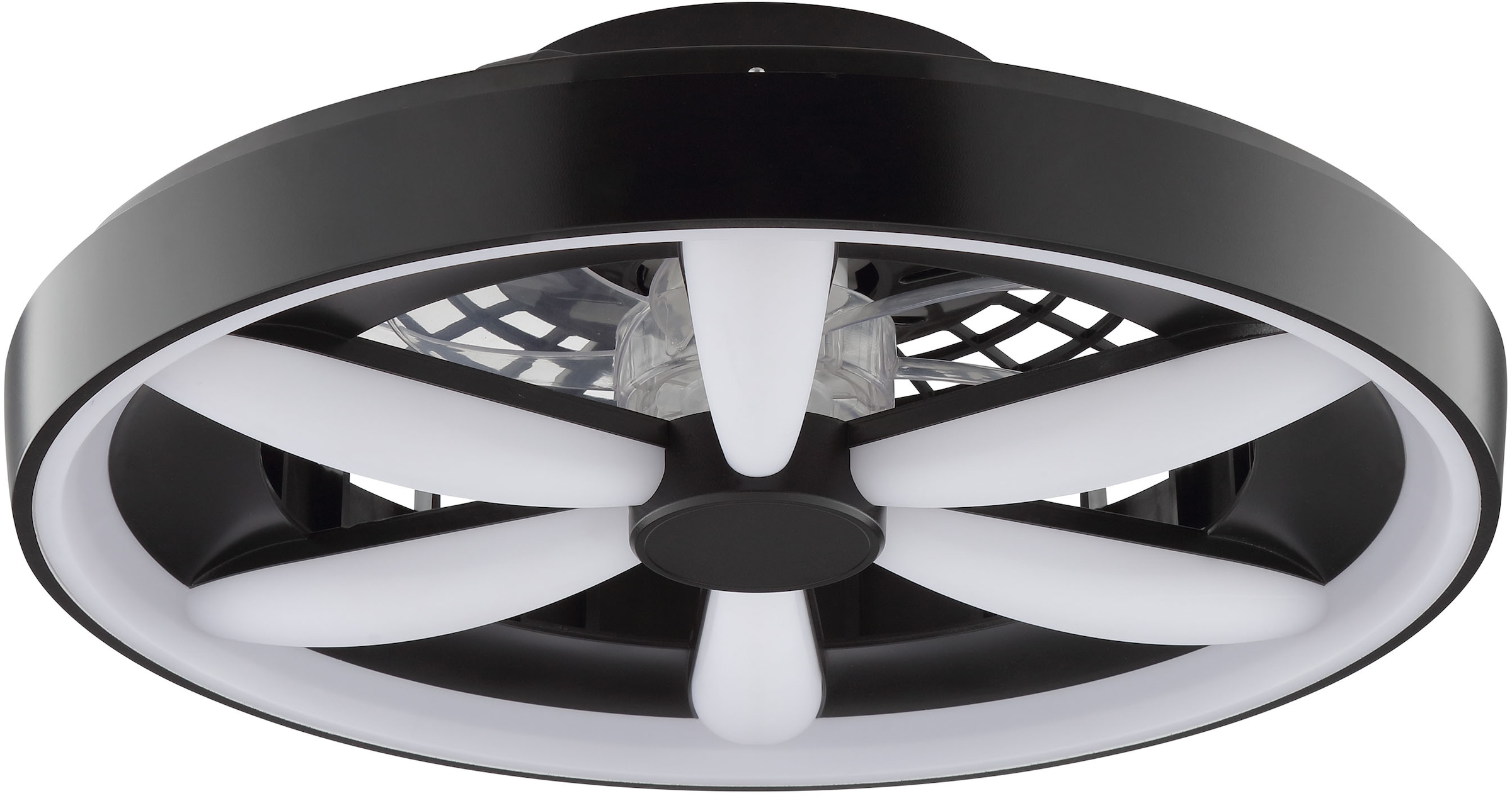 Hanseatic LED Deckenleuchte »DLV2205«, 1 flammig, Leuchtmittel LED-Modul | LED fest integriert, LED Ventilator, Ø 48 cm, 6400 lm, dimmbar, Fernbedienung