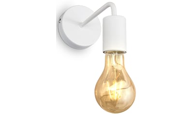 Wandleuchte »BK_WL1377 Industrial Wandlampe Innnen, Stahl, Rund, Retro, E27-Fassung«,...