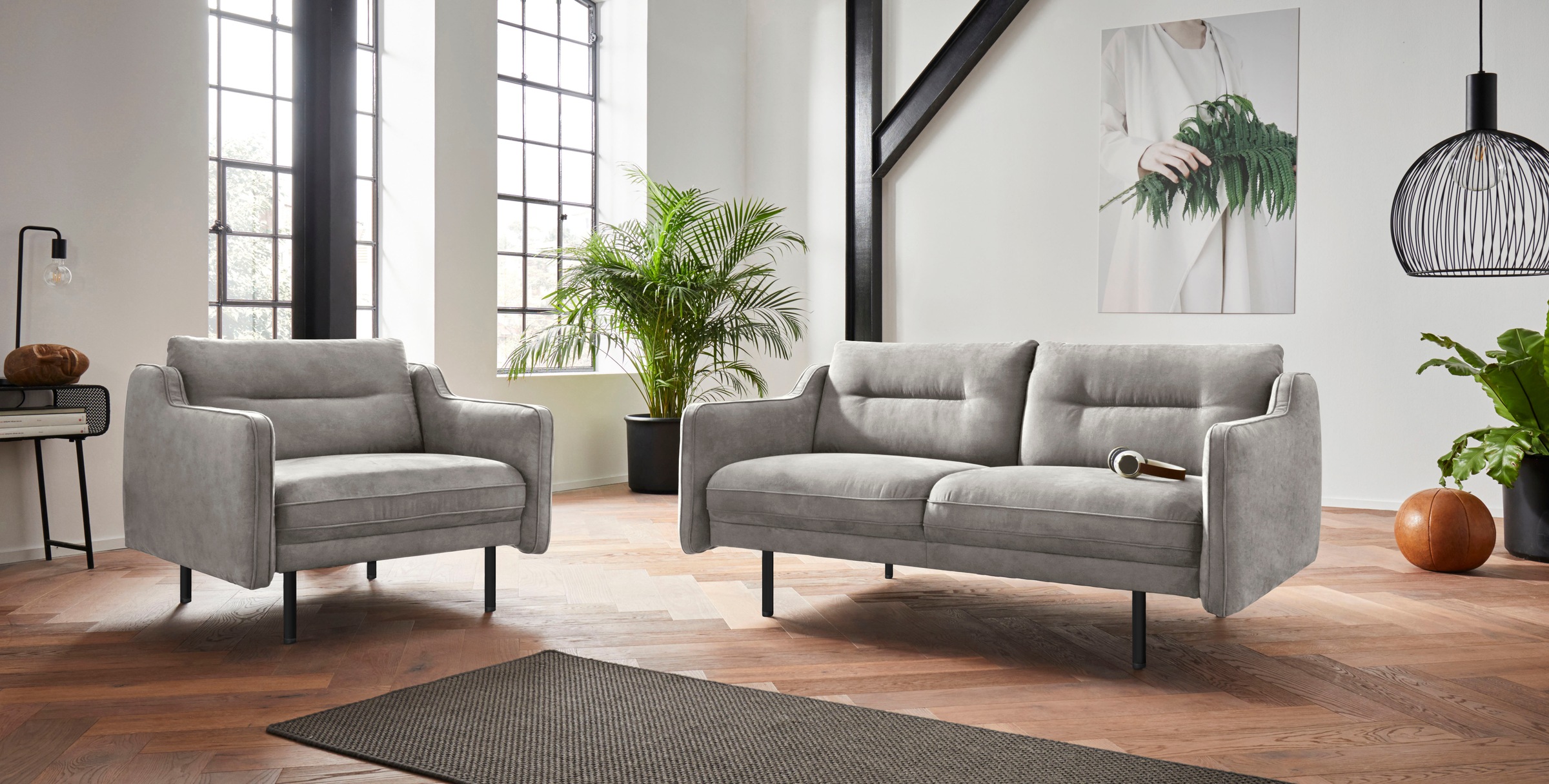 Home affaire 2-Sitzer »Nordfyn« edles Design in 3 Bezugsqualitäten, Design by Morten Georgsen