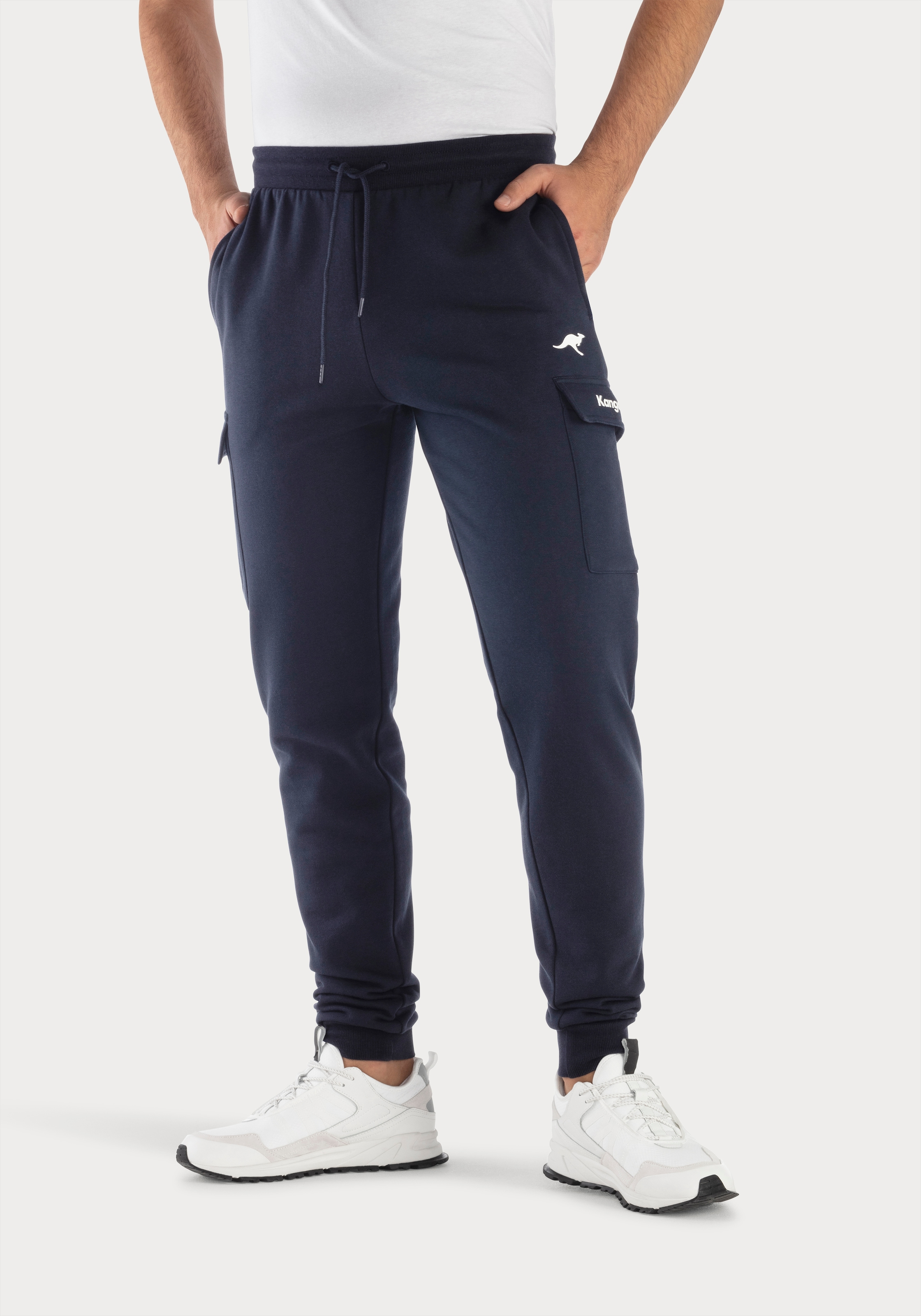 KangaROOS Sweathose »lange Jogginghose, mit Kordel, Relaxhose«, leichte Sweat-Qualtität