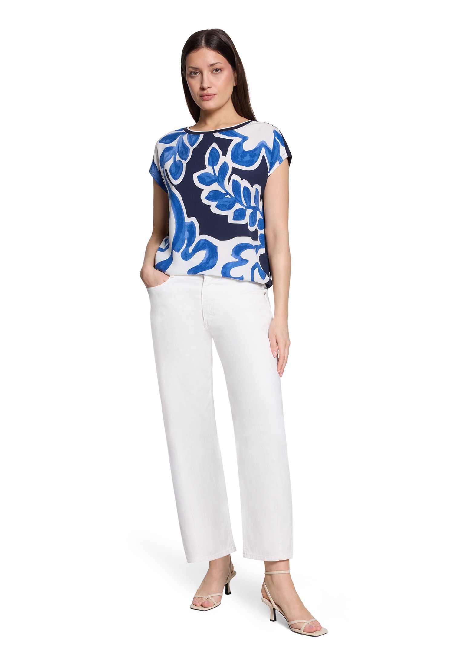 Betty&Co Print-Shirt »Patchwork-Shirt mit Print«