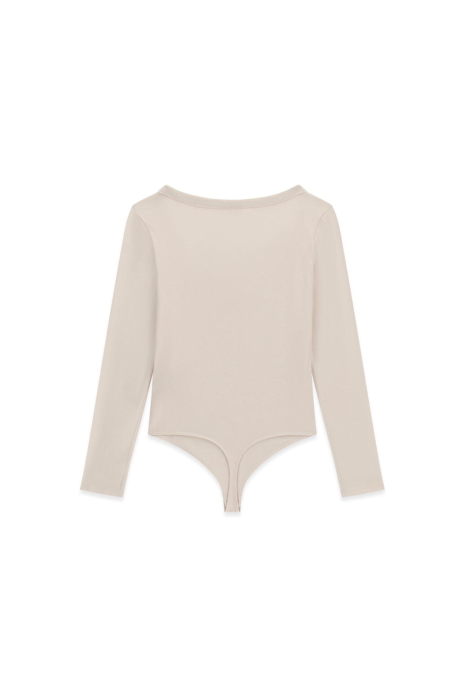 Guess Langarmbody »COLETTE LS BODYSUIT« in Stretch-Qualität, Druckknöpfe