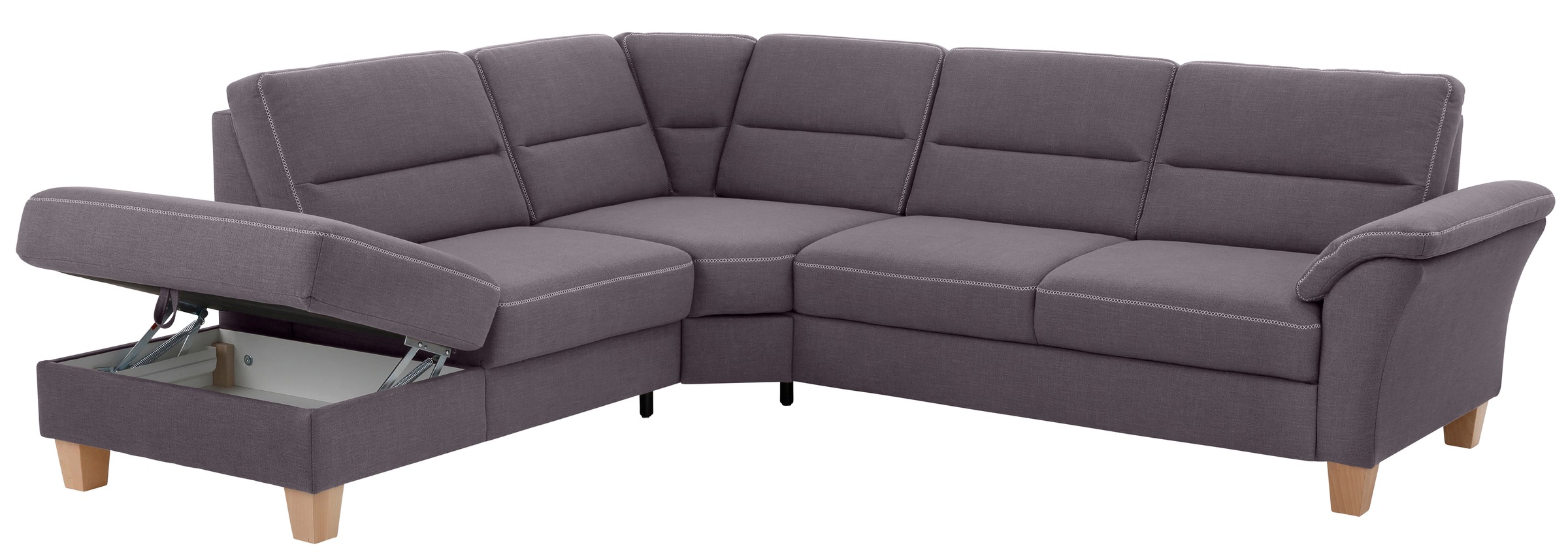 Home affaire Ecksofa »Soleo L-Form«, komfortabel durch Trapezecke mit Relaxfunktion, auch mit Bettfunktion