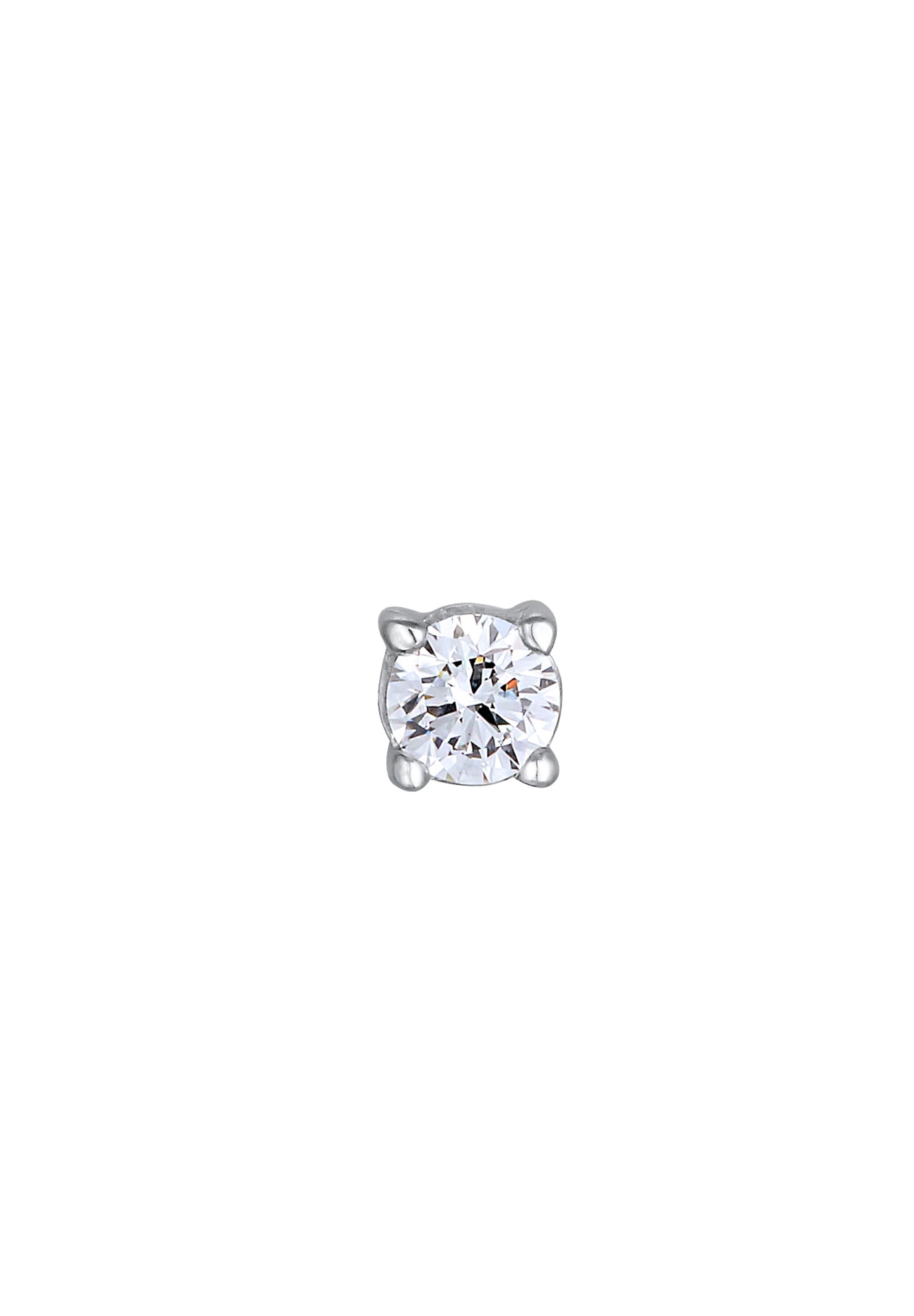Kuzzoi Paar Ohrstecker »Ohrringe Ohrstecker Lab Grown Diamant Weiß (0.17ct) 925 Sterling Silber«