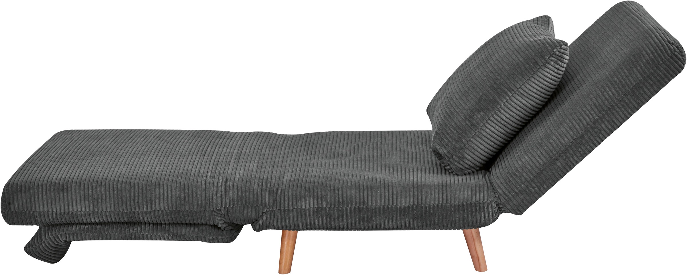 INOSIGN Sessel »AINSLEY« wandelbar zum Gästebett, Schlafsofa, Webstoff u. Cord-Bezug