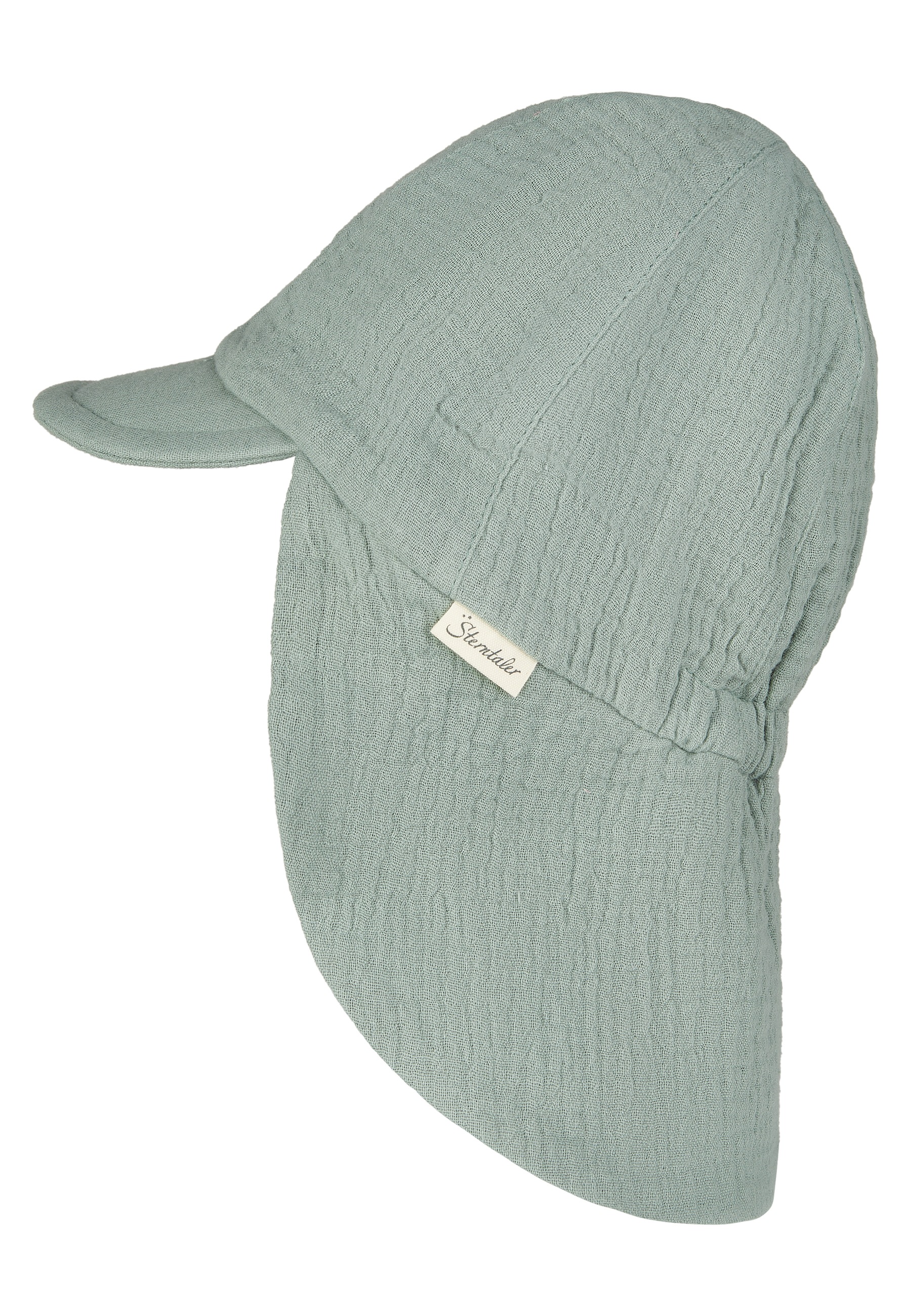 Sterntaler® Schirmmütze »Schirmmütze mit Nackenschutz Musselin«
