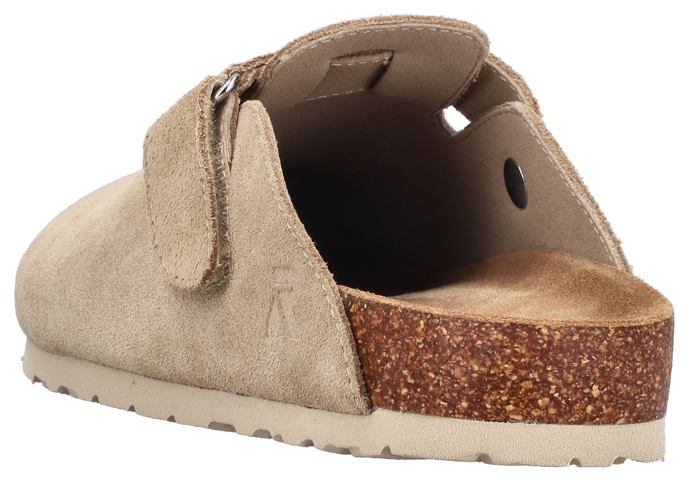Rieker Clog  Pantolette, Hausschuh, Sommerschuh mit Klettriemchen