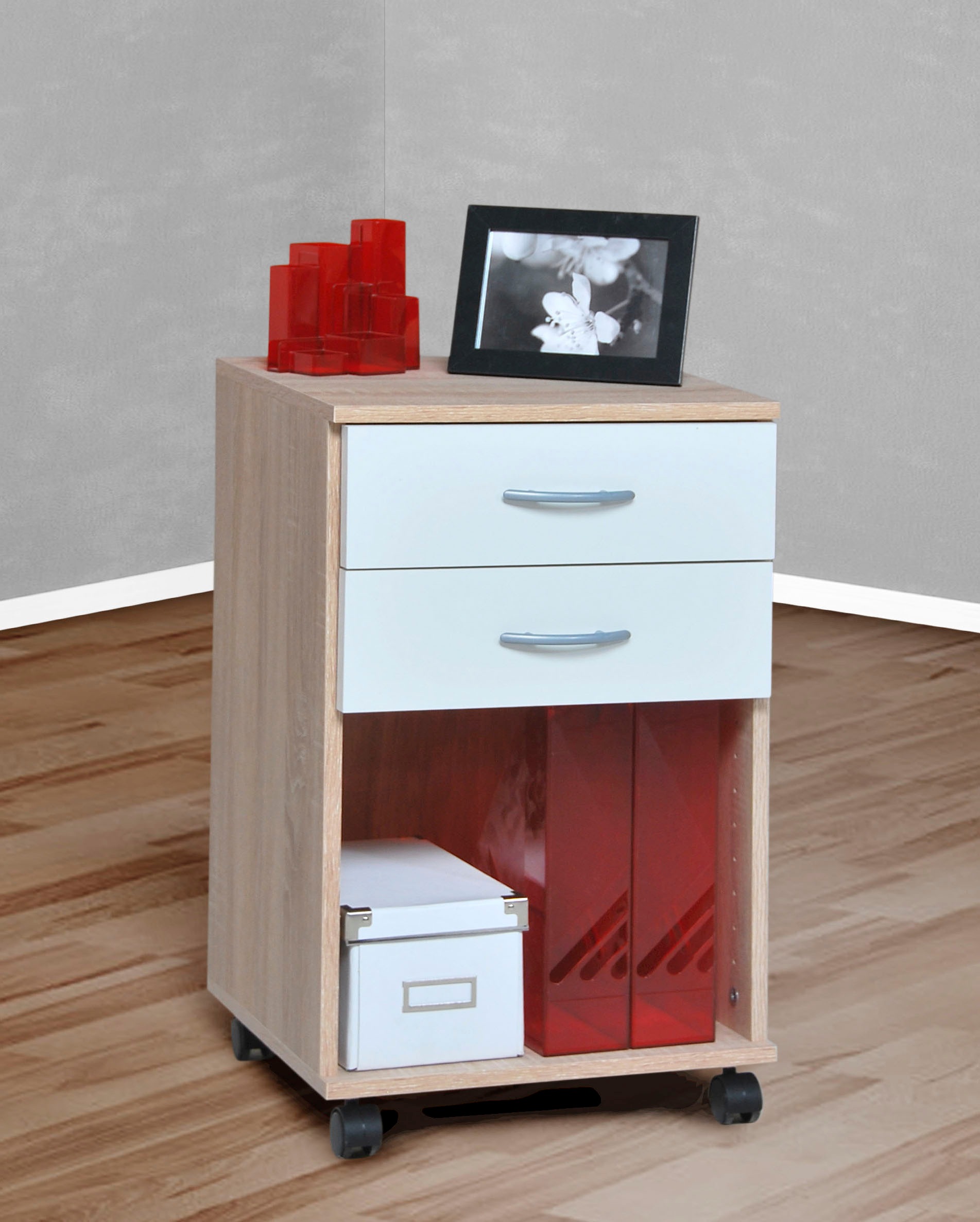 VOGL Möbelfabrik Rollcontainer »Barrie, Bürocontainer,«, (1 St.), verschiedene Ausführungen, mit Schubladen, Höhe 67 cm, Made in Germany