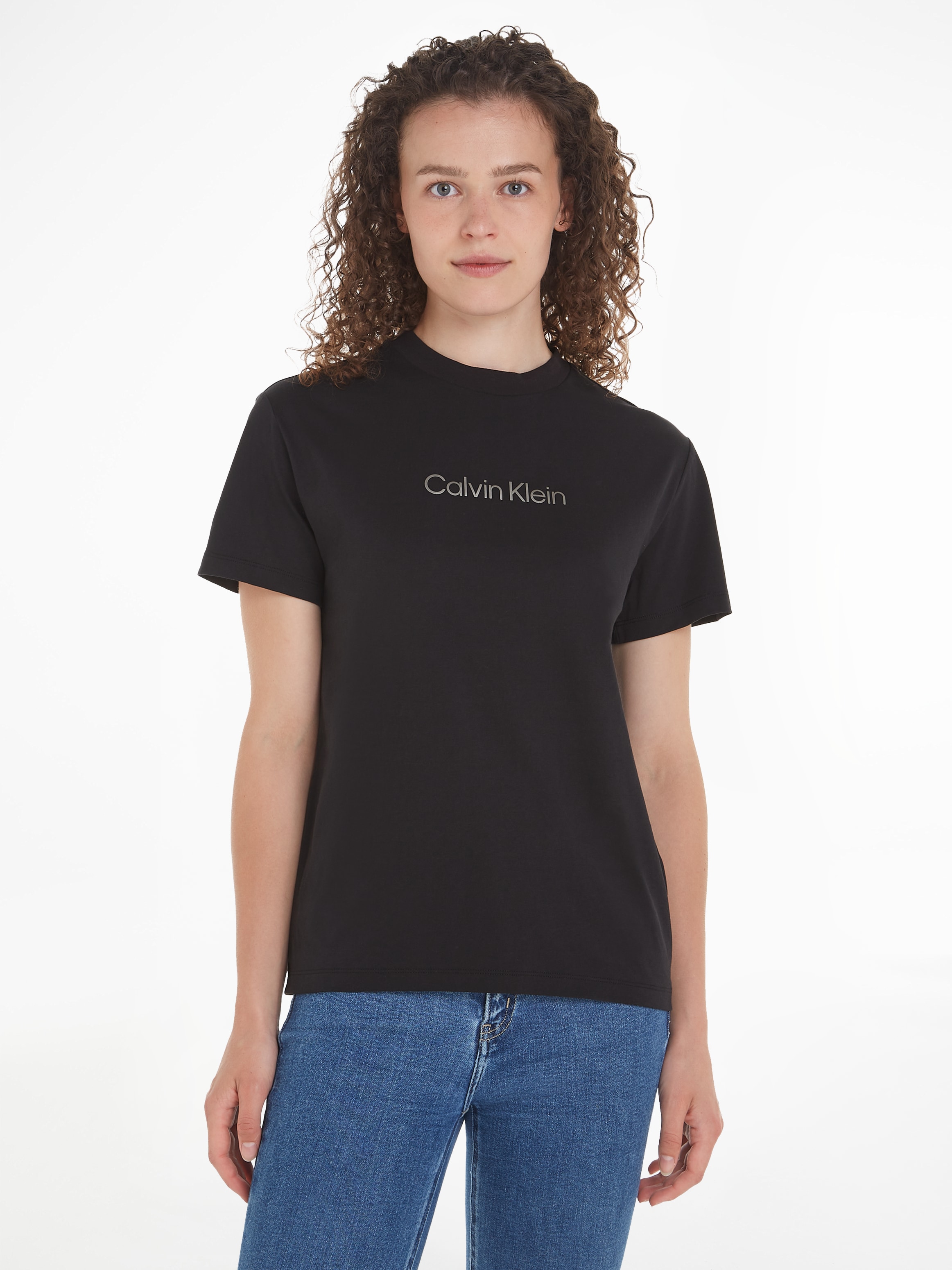 Calvin Klein Calvin METALLIC online der Brust T-Shirt »HERO Print OTTO Klein auf T-SHIRT«, LOGO mit bei