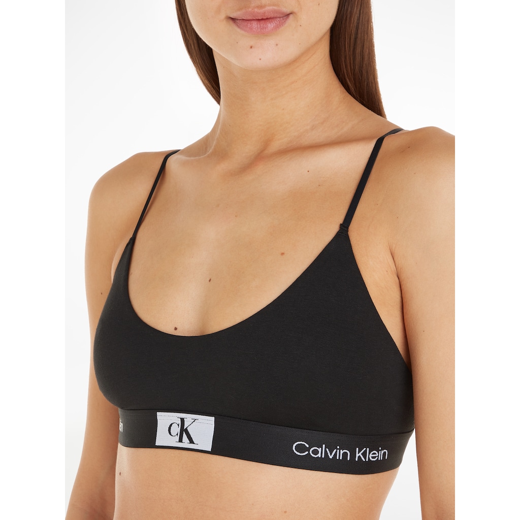 Calvin Klein Underwear Bralette-BH »UNLINED BRALETTE«, mit klassischem CK-Logobund