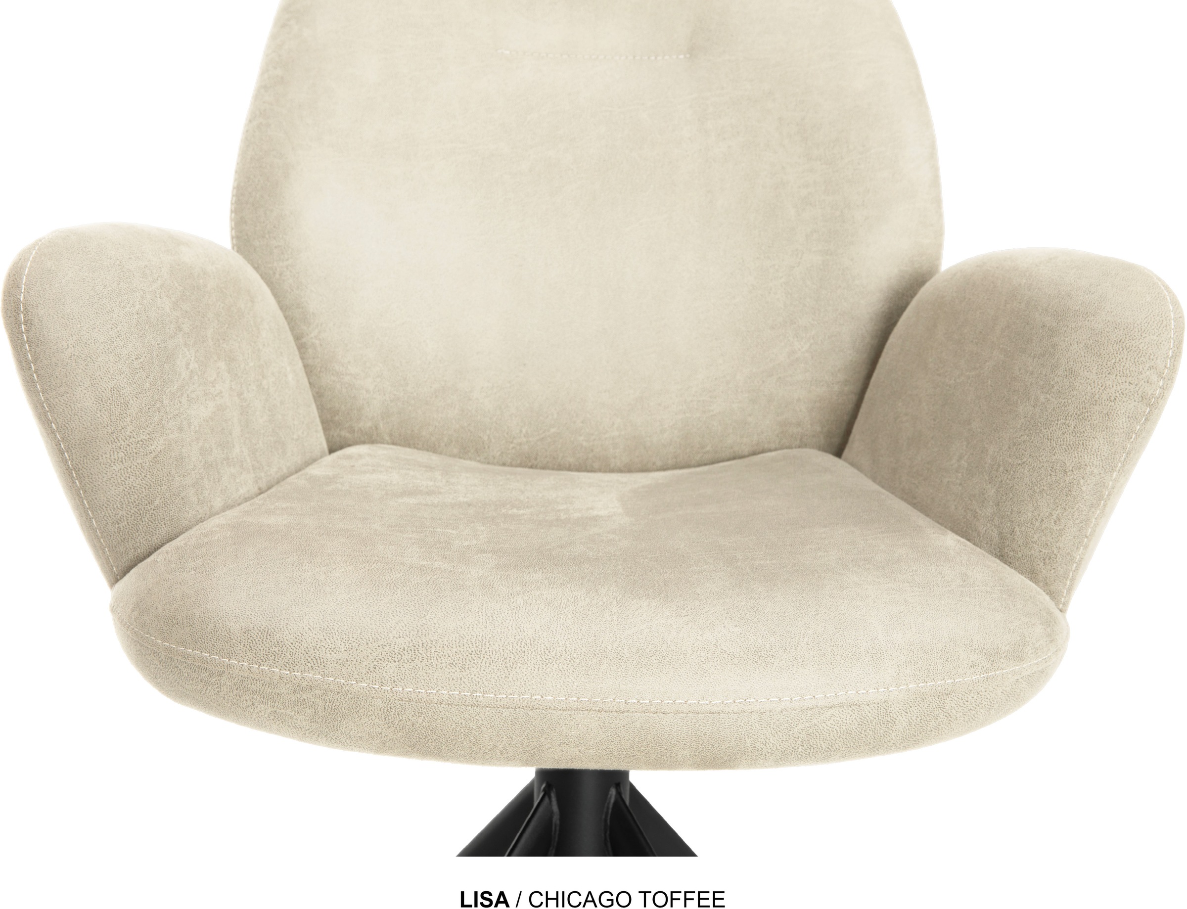 OMG Design Esszimmerstuhl »Lisa« (Set) 1 Stk.Drehstuhl mit Auto-return, Armlehnenstuhl