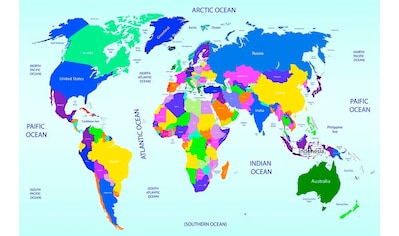 Fototapete »World map«