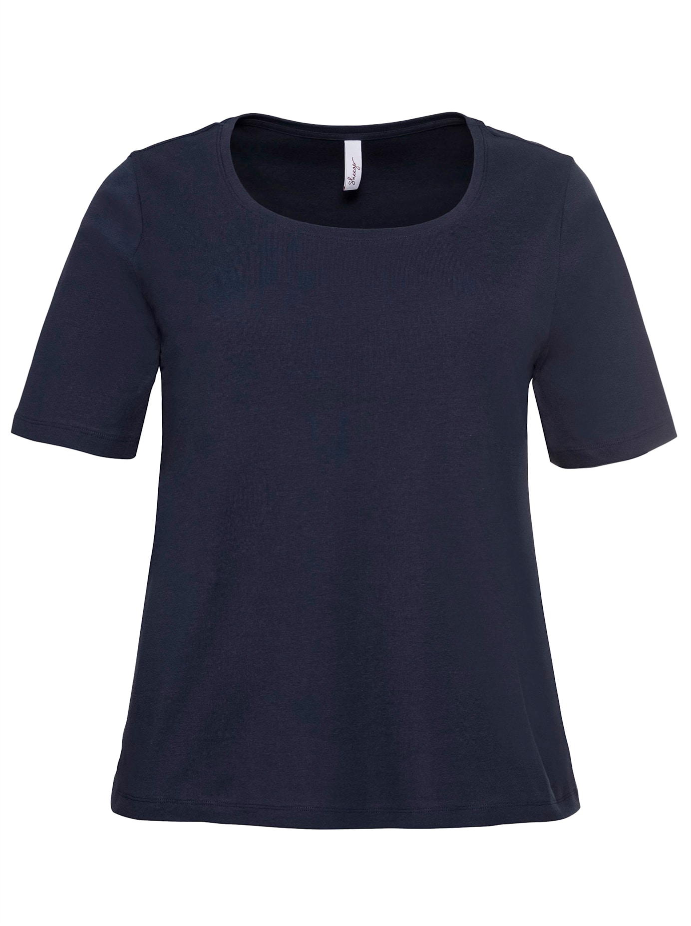 Sheego Kurzarmshirt »T-Shirt«, (1 tlg.)