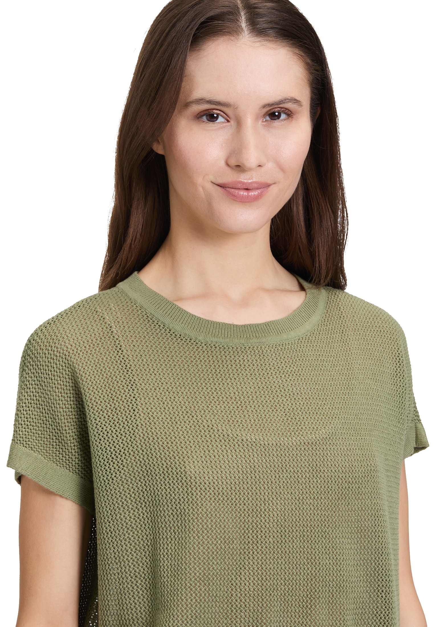 Betty Barclay Rundhalspullover »Lochstrick-Pullover ohne Arm«