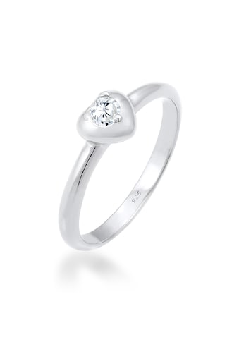 Elli Fingerring »Herz Symbol Verlobung Valentin Zirkonia 925 Silber« kaufen