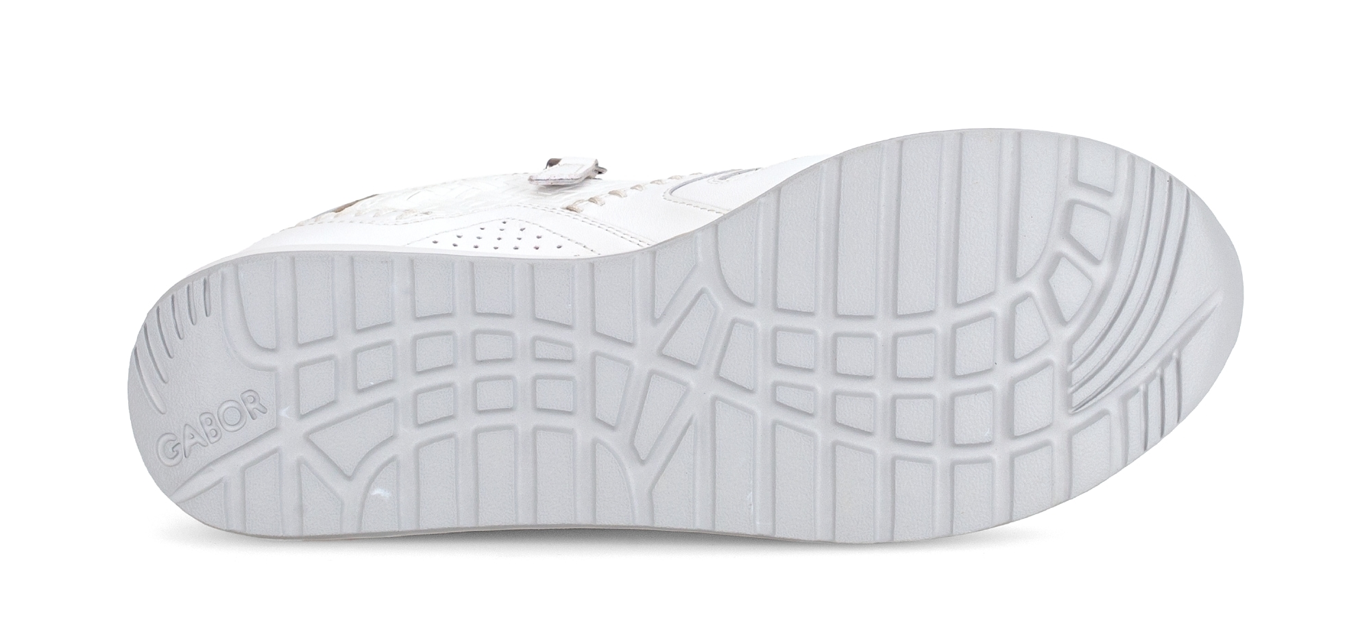 Gabor Keilsneaker »DAVOS«  , Freizeitschuh, Halbschuh, Schnürschh mit Flechtmuster, H-Weite