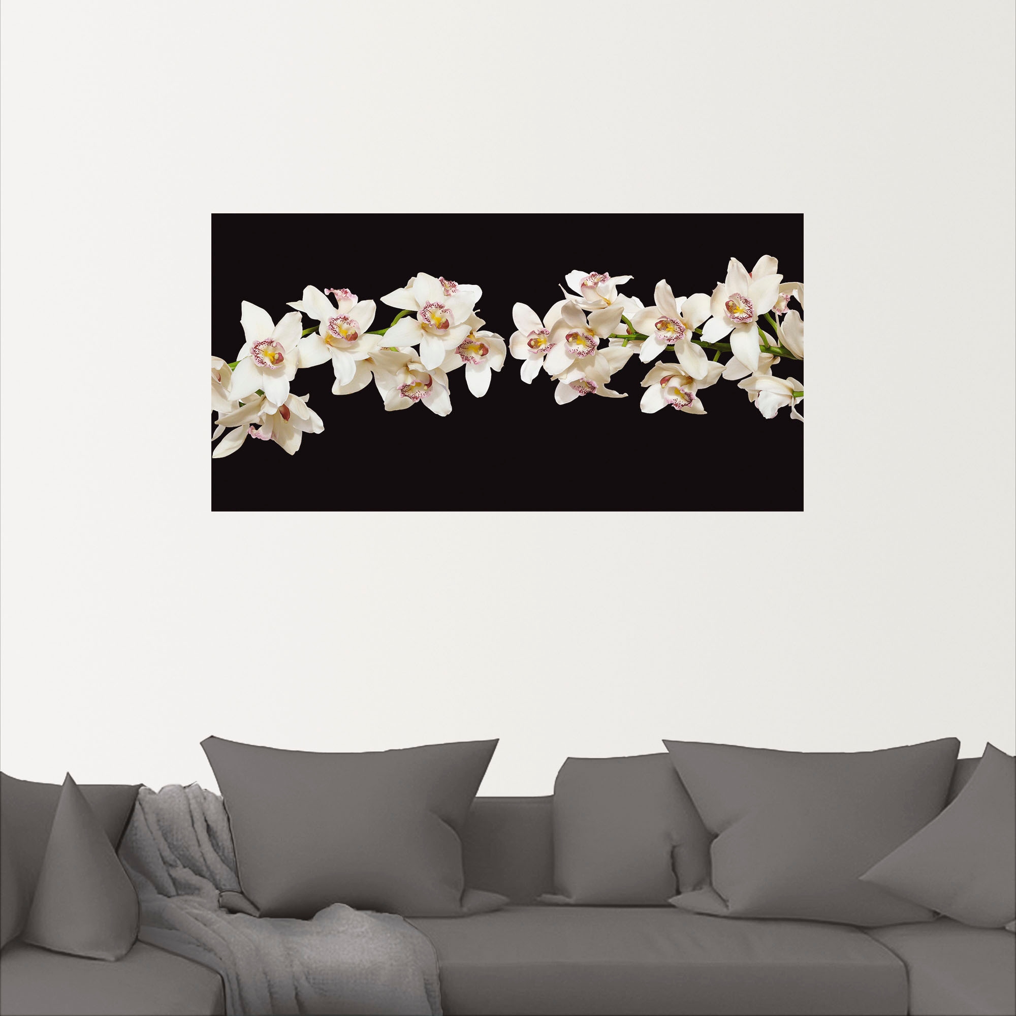 Artland Wandfolie »Weiße Orchideen«, Blumen, (1 St.), selbstklebend