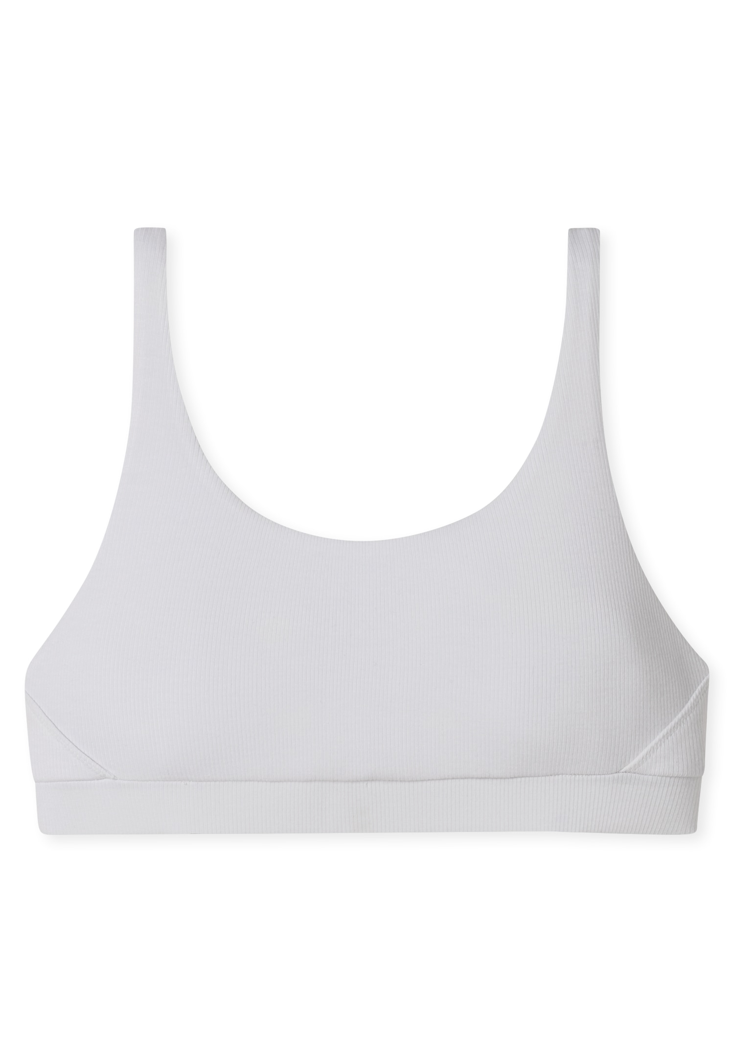 Schiesser Bustier »Pure Rib«, sanft stützendes Unterbrustband, Doppelripp-Qualtiät, elastisch