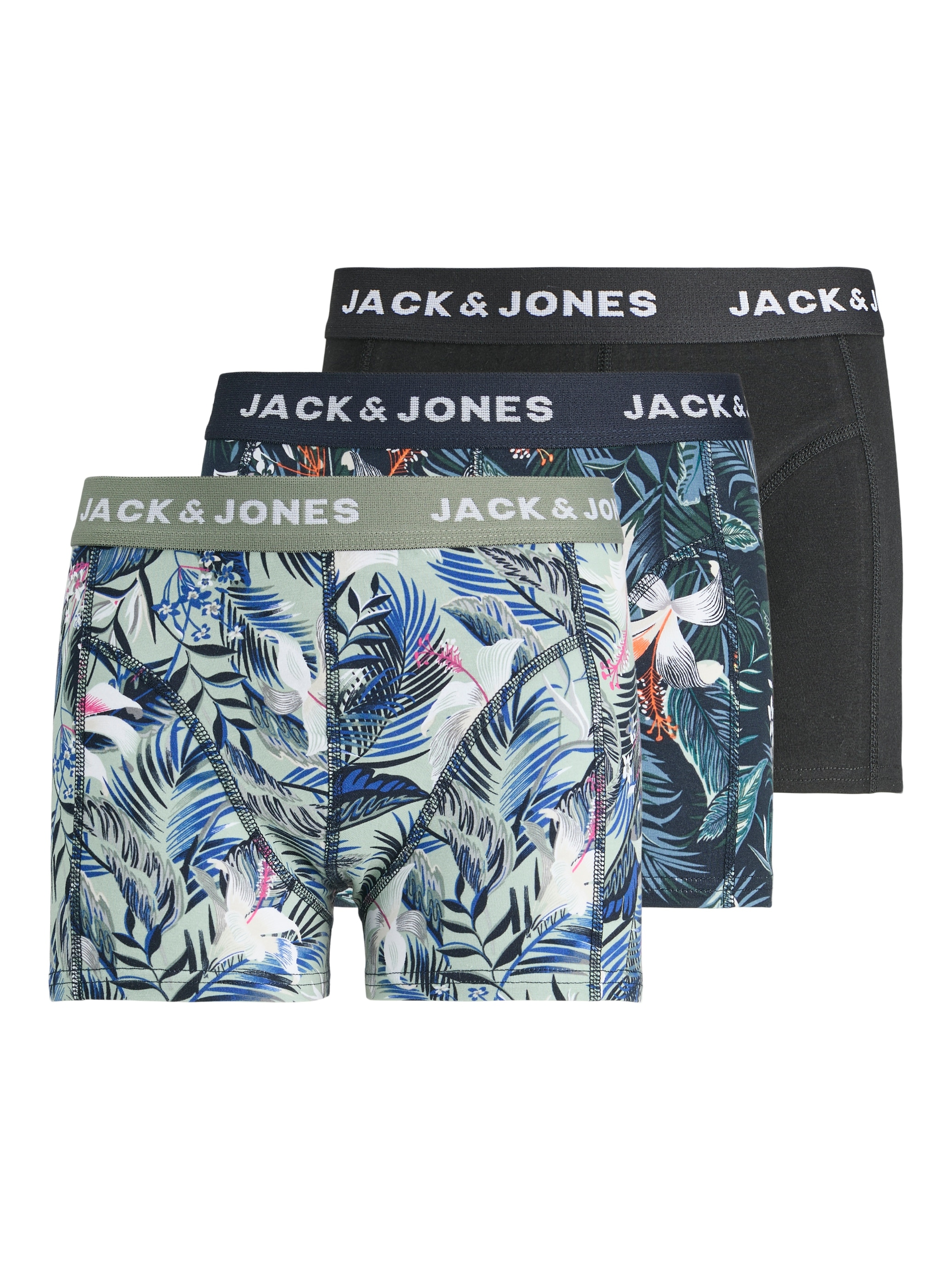 Jack & Jones Junior Trunk »JACBRADY FLOWER TRUNKS 3 PACK JNR SN«, (Packung, 3 St.)