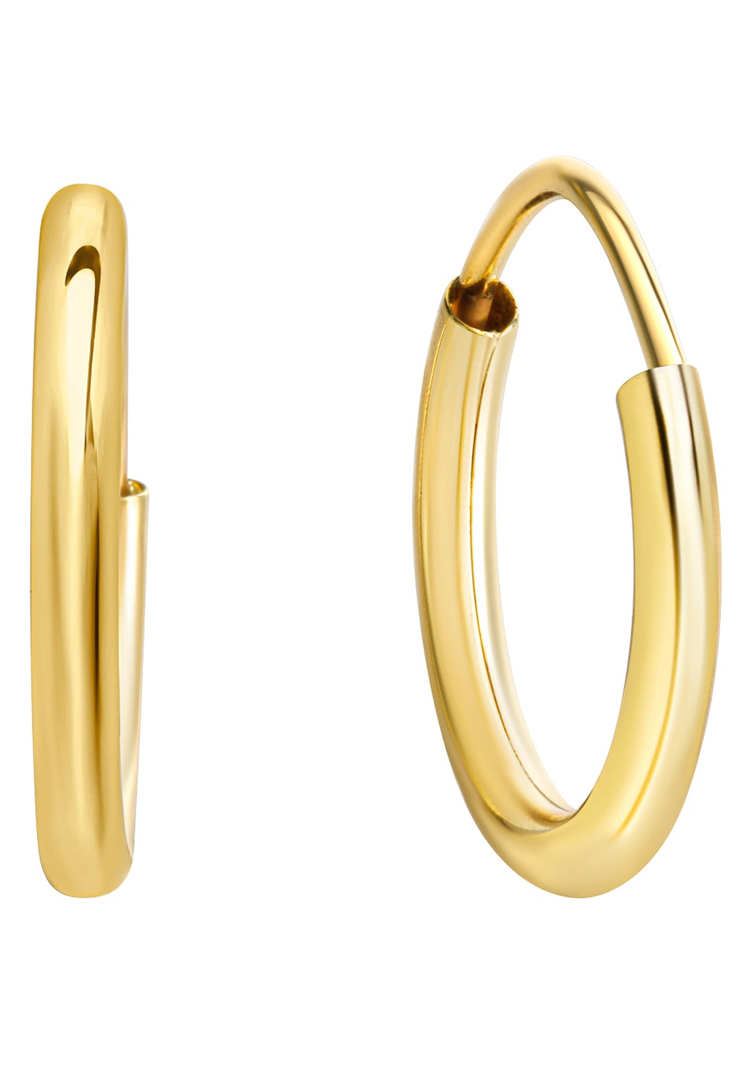 Firetti Paar Creolen »Schmuck Geschenk Gold 333 Ohrschmuck glänzend, verschiedene Größen«