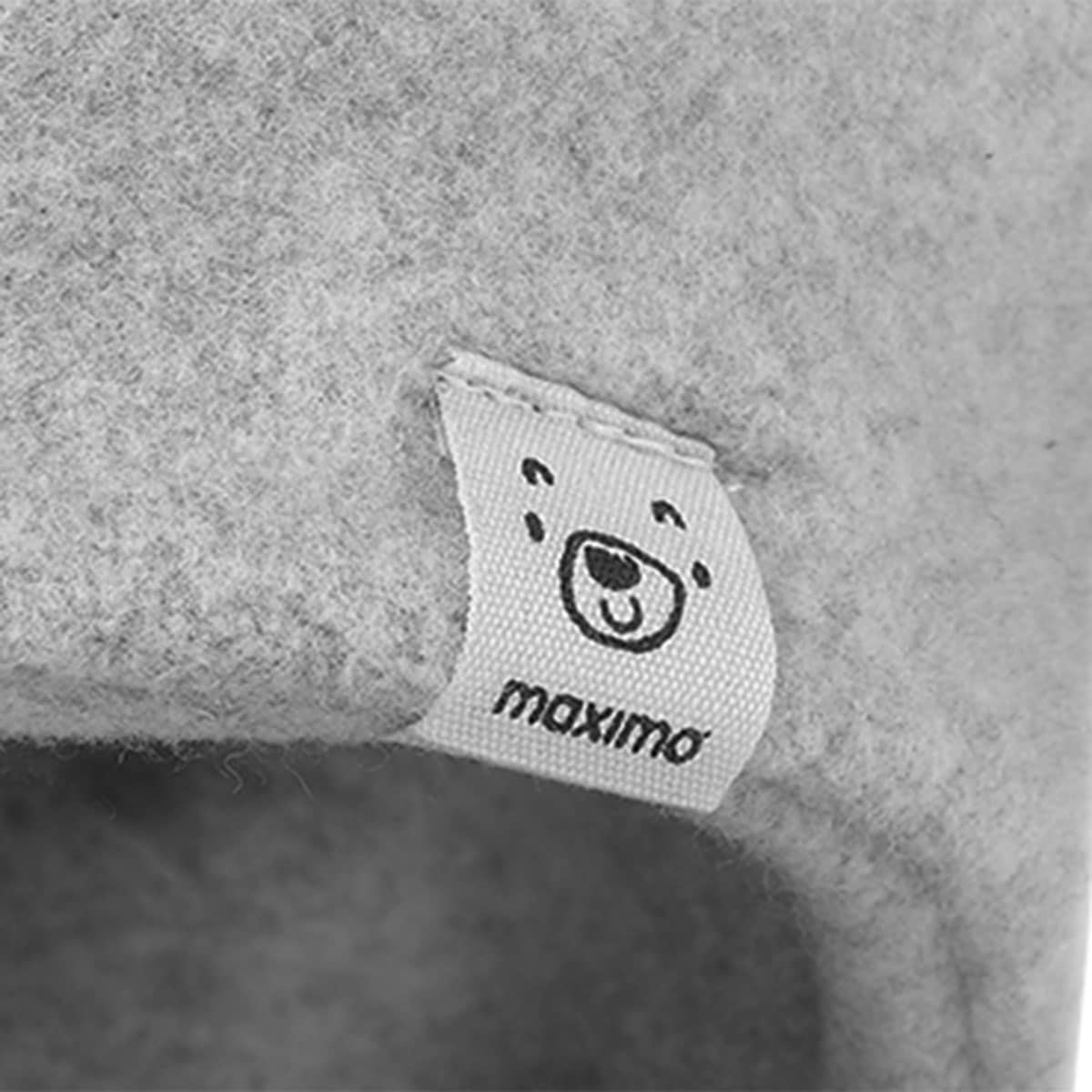 MAXIMO Fleecemütze , mit Öhrchen, zum Binden, Einfarbig