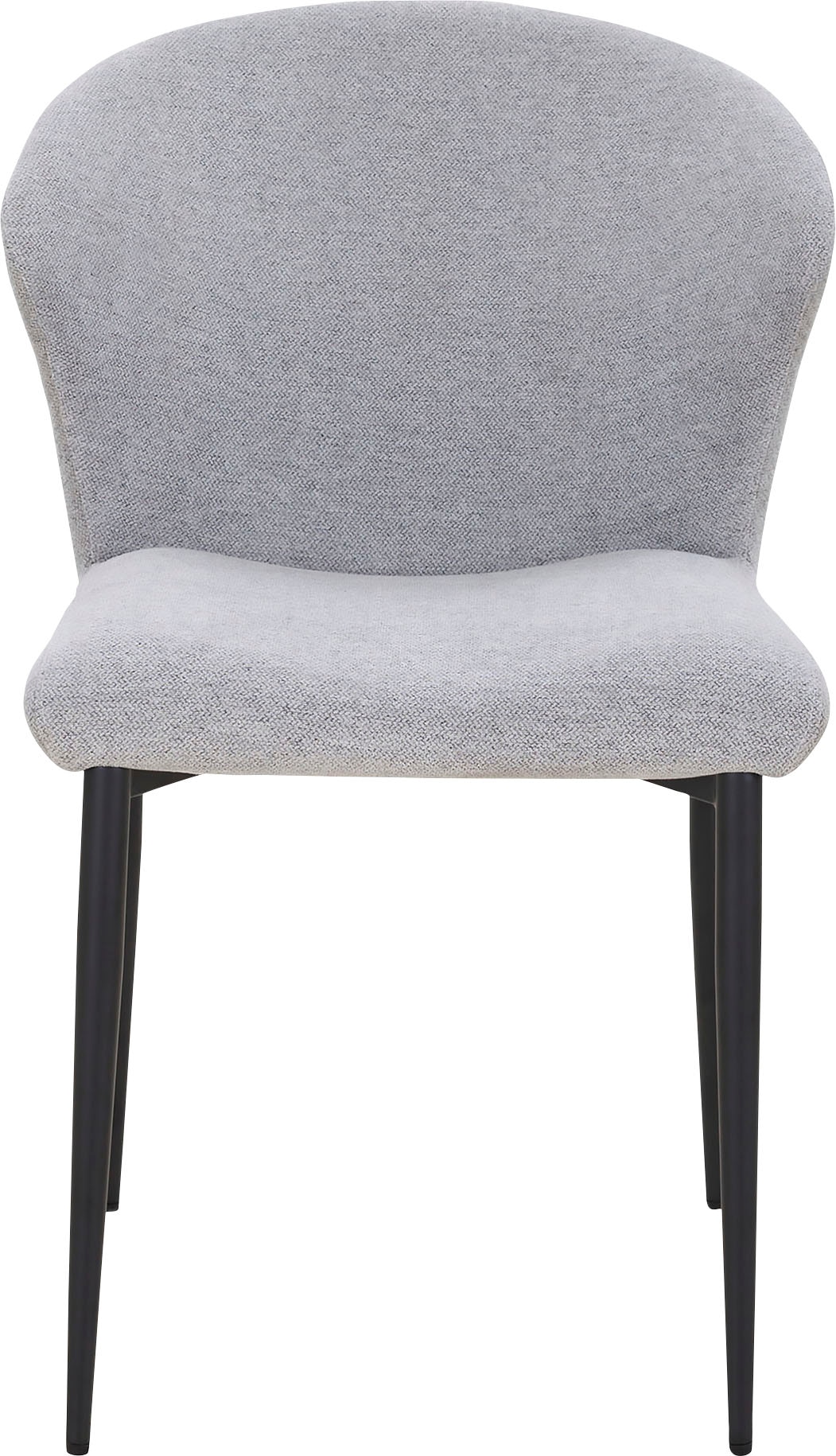 SalesFever Esszimmerstuhl »Dallas 2er-Set«, (Set), 2 St., Strukturstoff, mit Metallgestell, B 63, H 87, T 56 cm