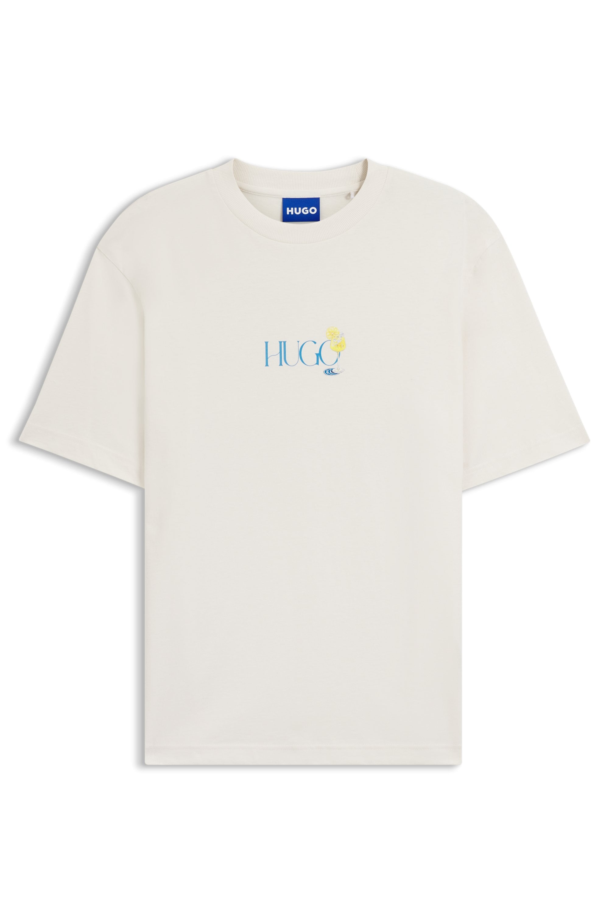 HUGO Blue T-Shirt »Nulaxo« mit Print, Rundhals