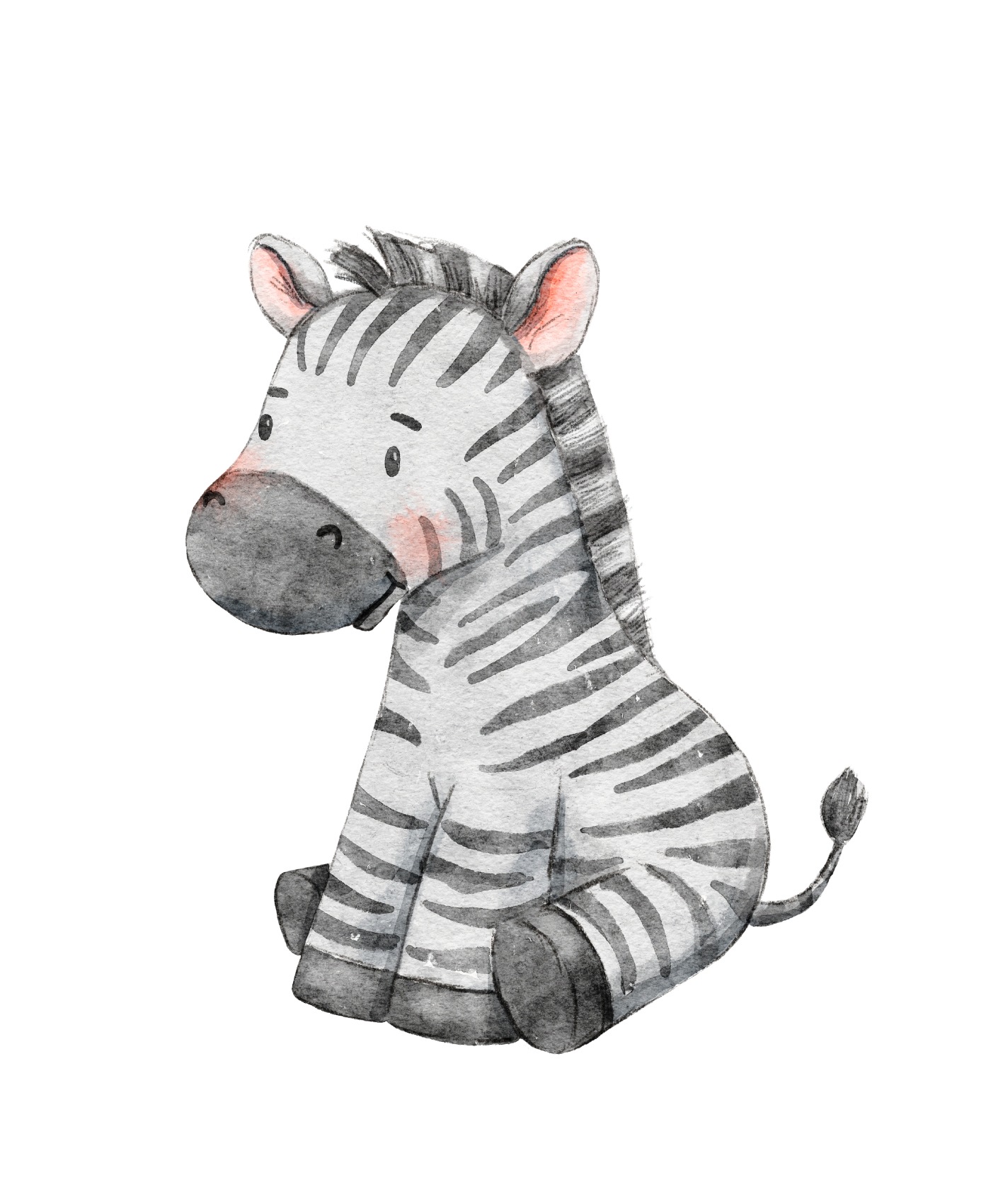 Lüttenhütt Bild mit Rahmen »oder Poster, Zebra«, Fantasy-Tiere-Zebra Bilder, (1 St.), HD Premium Druck