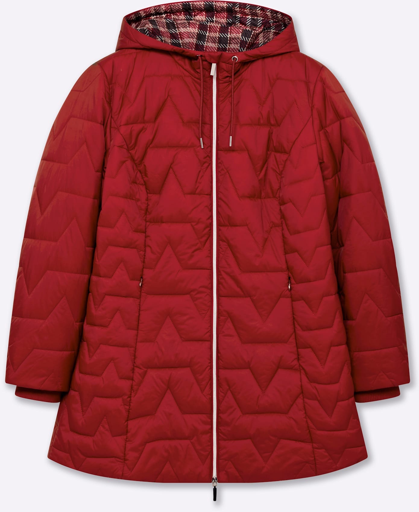 Sheego Steppjacke mit Kapuze